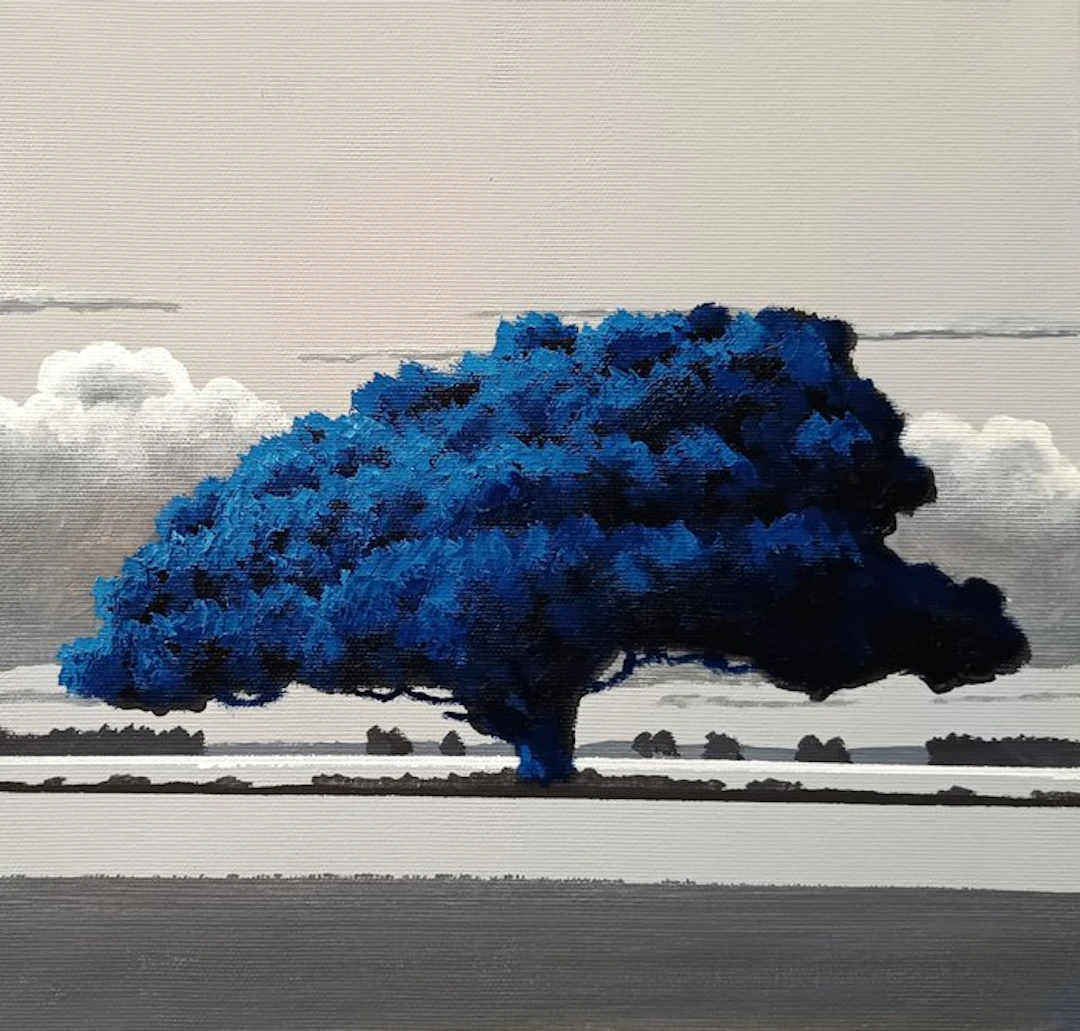Toni Cimino (1962) - Albero - Blu
