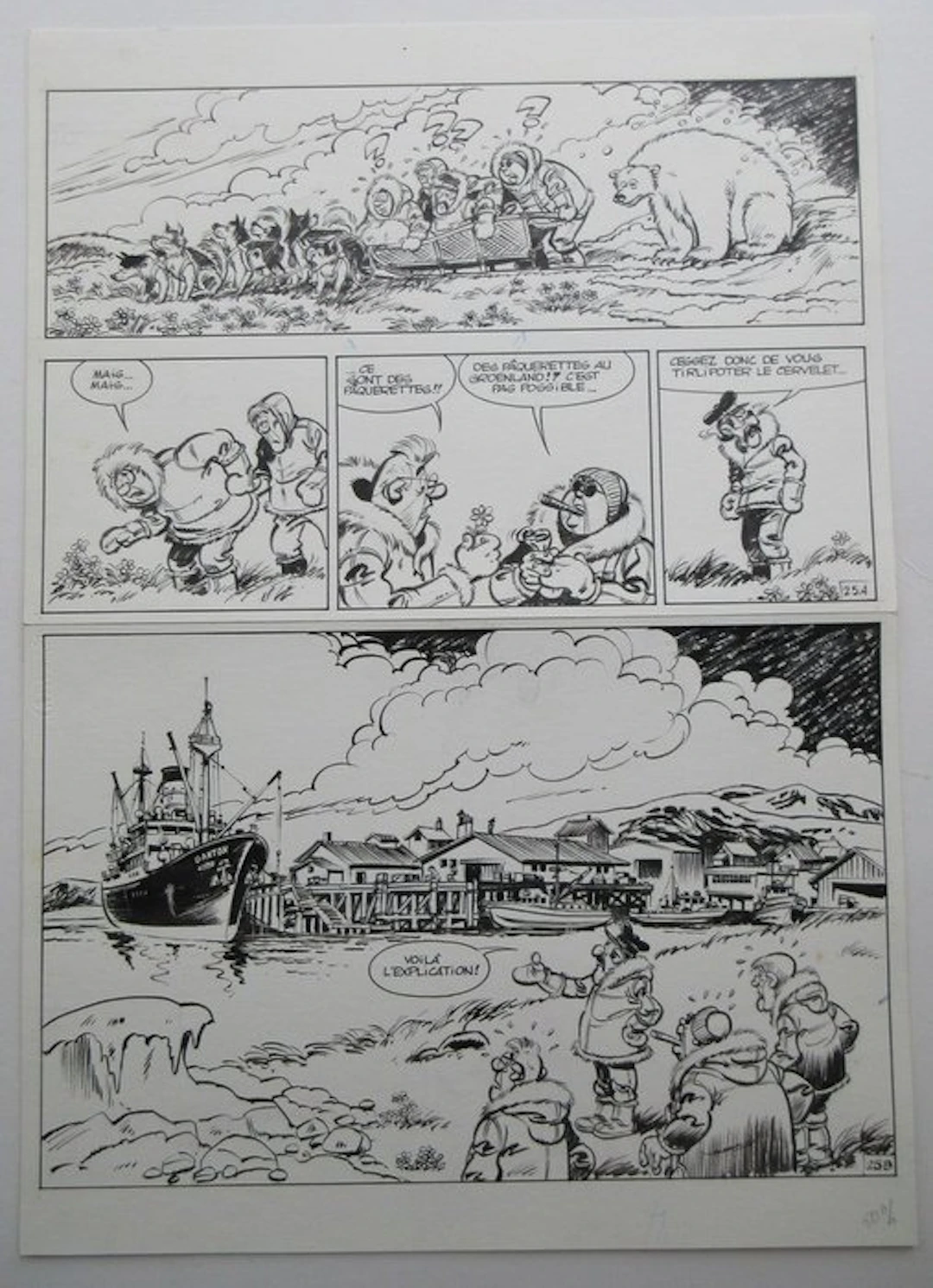 Berck - 1 Original page - Sammy - Het schroeifenomeen / Le grand frisson - 1980