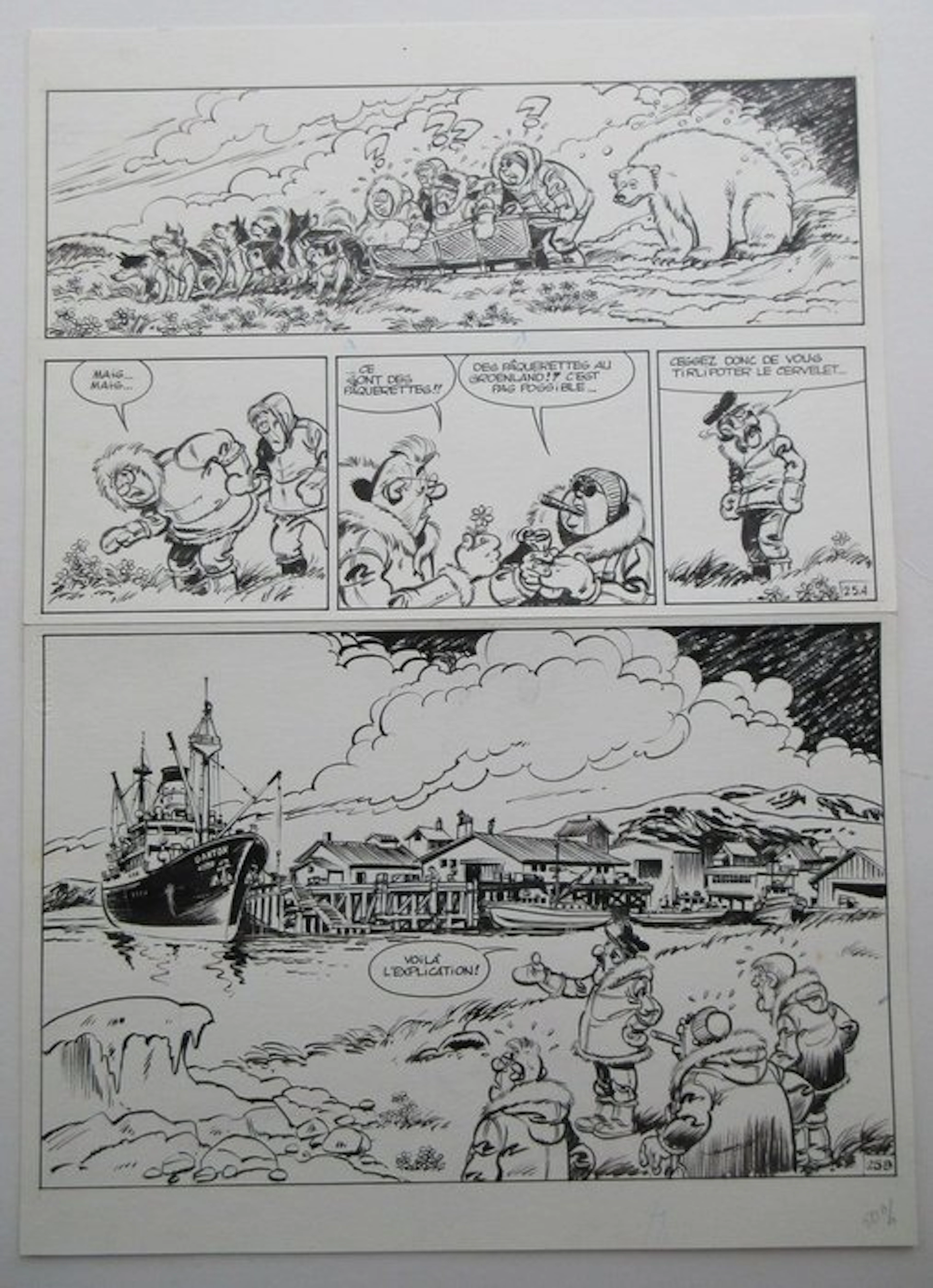 Berck - 1 Original page - Sammy - Het schroeifenomeen / Le grand frisson - 1980
