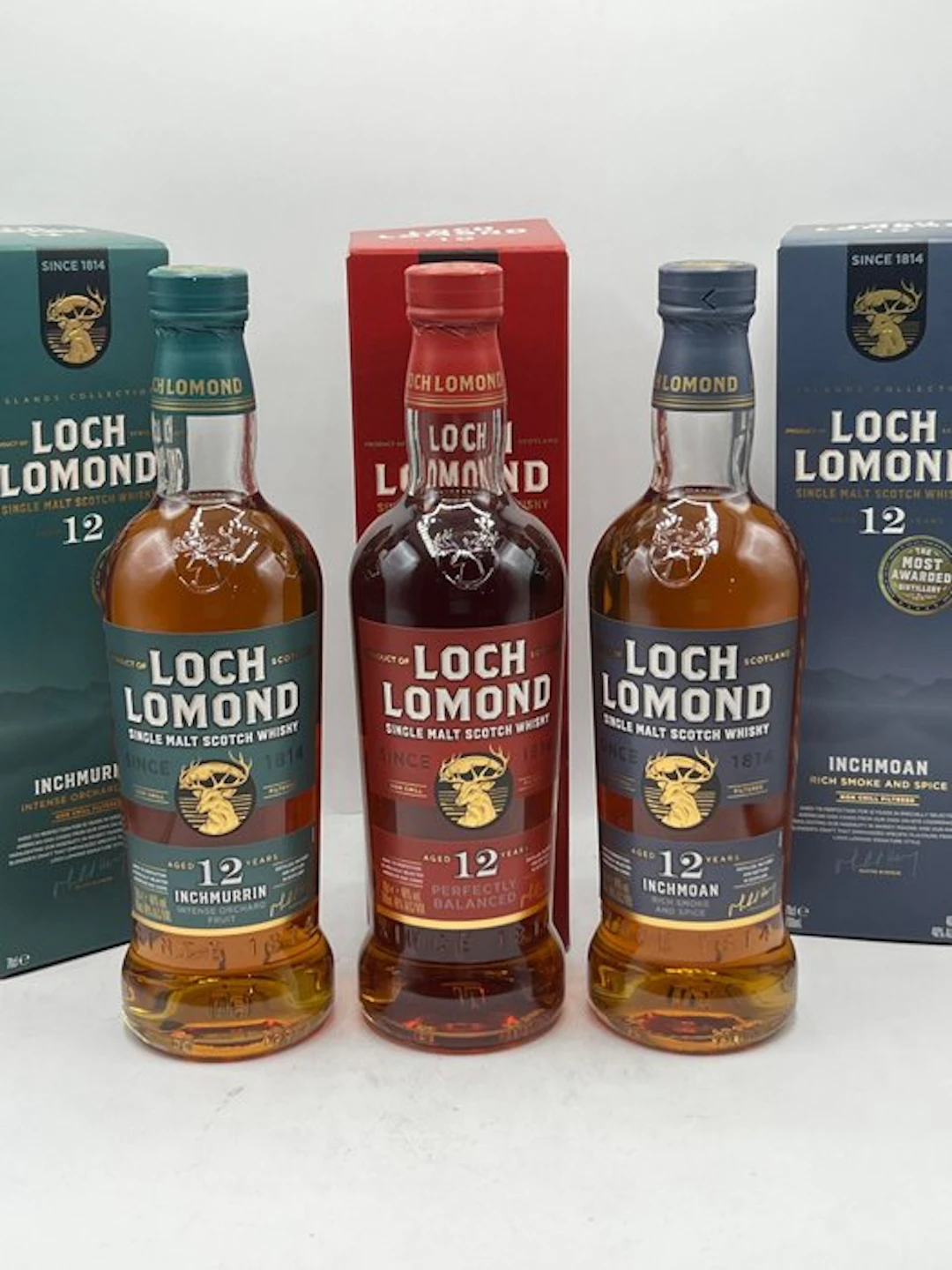 Loch Lomond - 12yo Perfectly Balanced + Inchmurrin 12yo +...