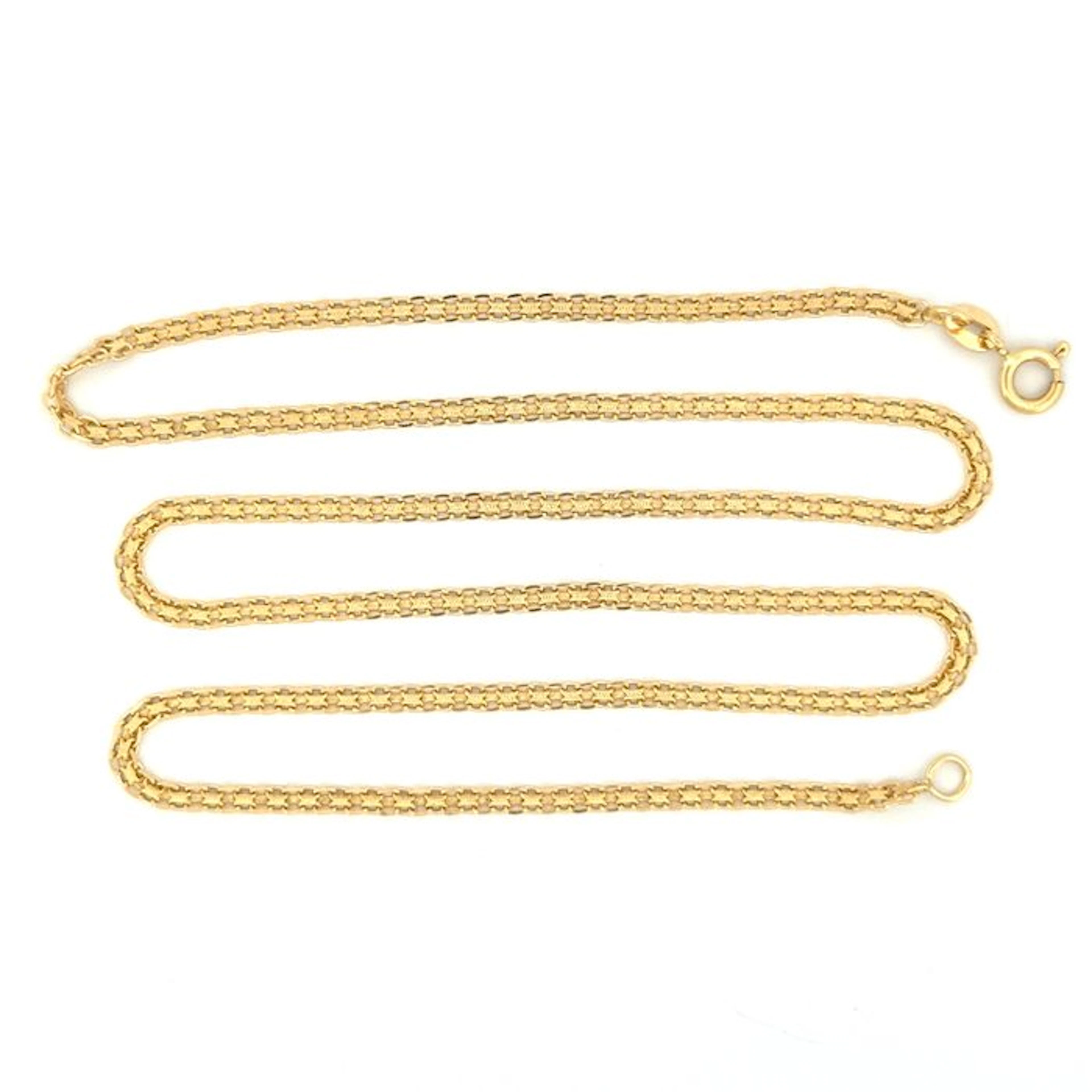 Necklace - 18 kt. Yellow gold - Bismark - 60 cm