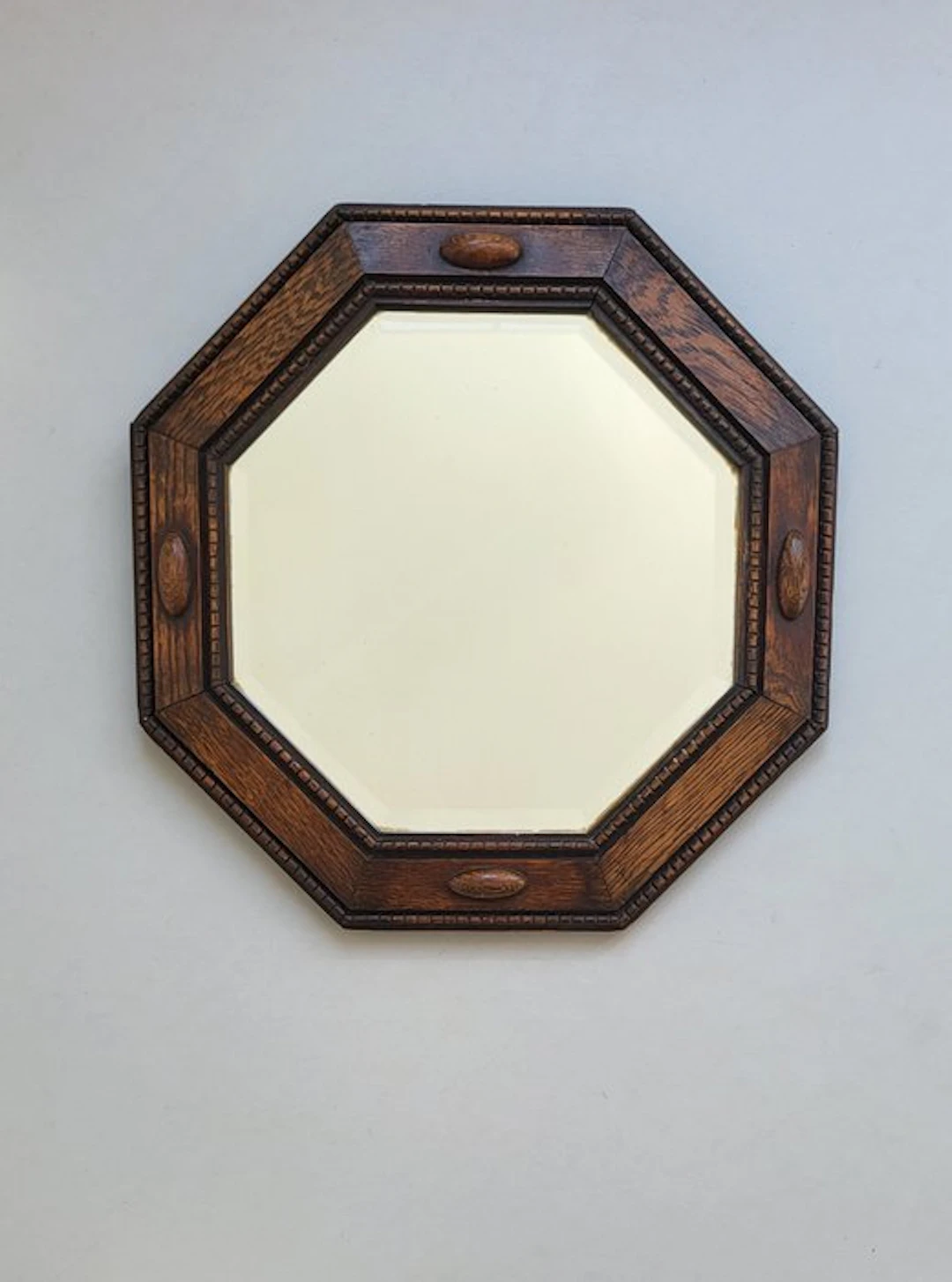 Mirror - Oak - Amsterdam School style