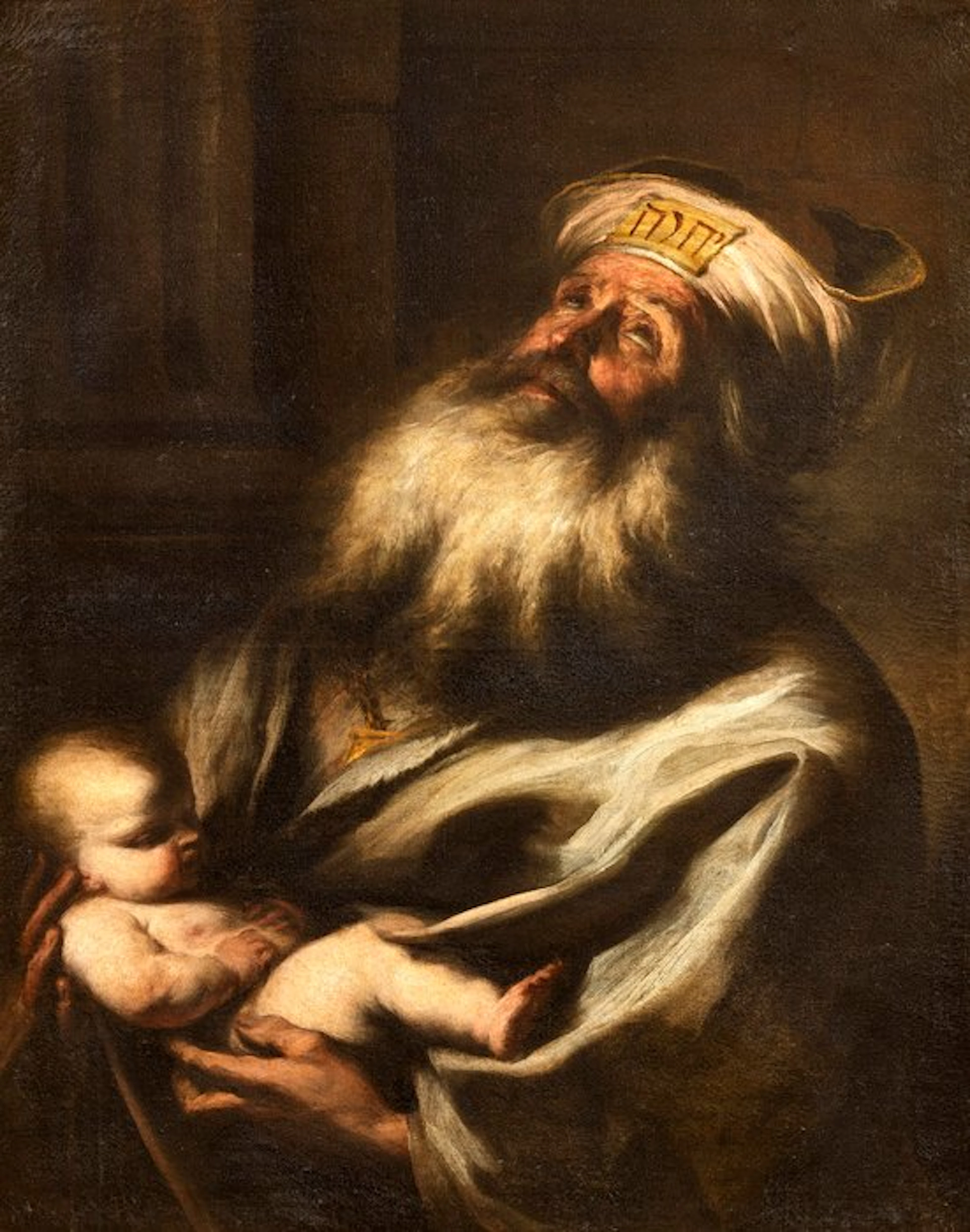 Francesco Solimena (1657-1747) - Pubbl. N. Spinosa - San Simeone - XL format