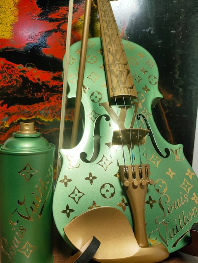 fp pop art - Louis vuitton violon et Capsule vert avocat...