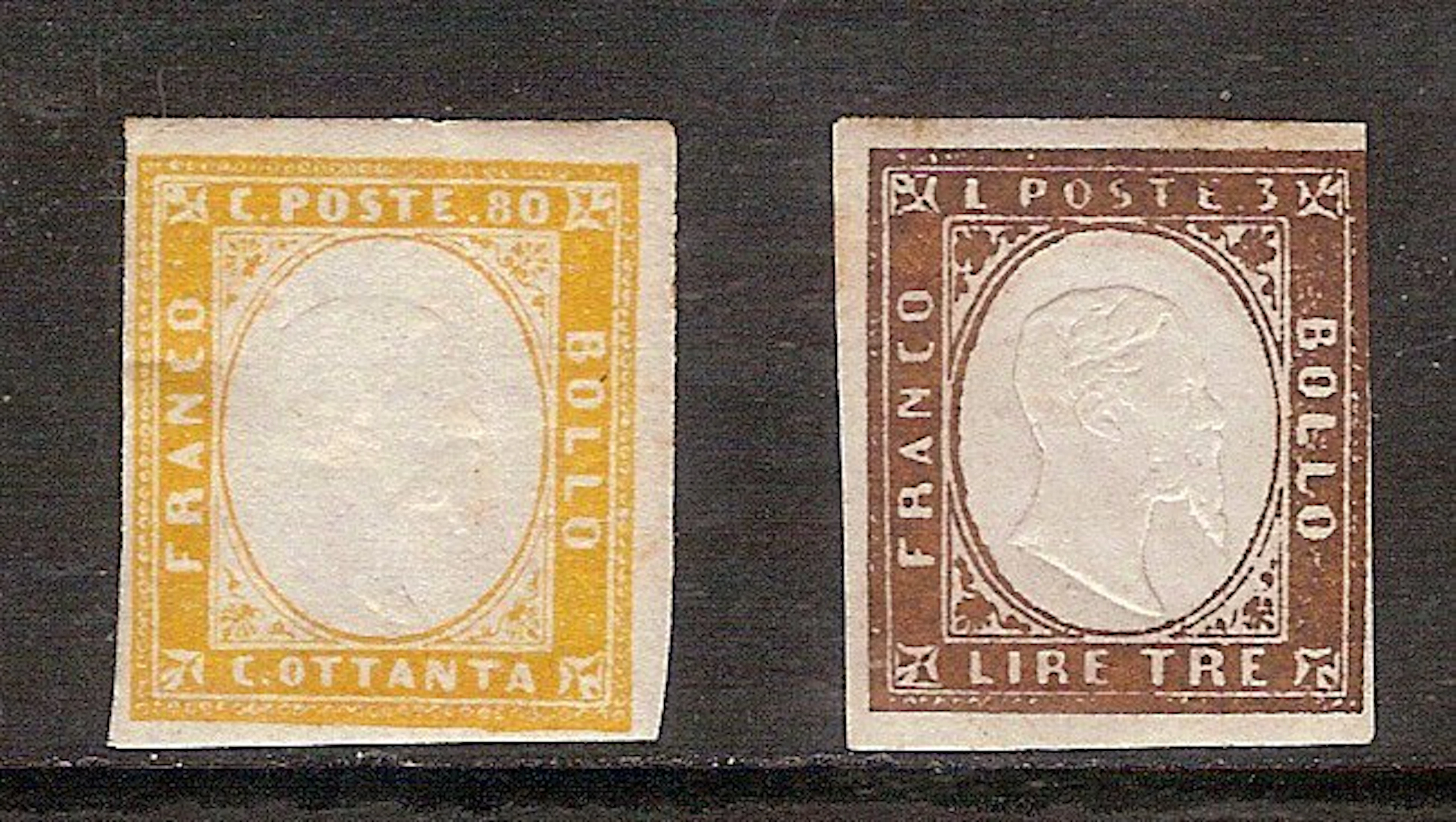 Italian Ancient States - Sardinia 1861/1862 - 80c...