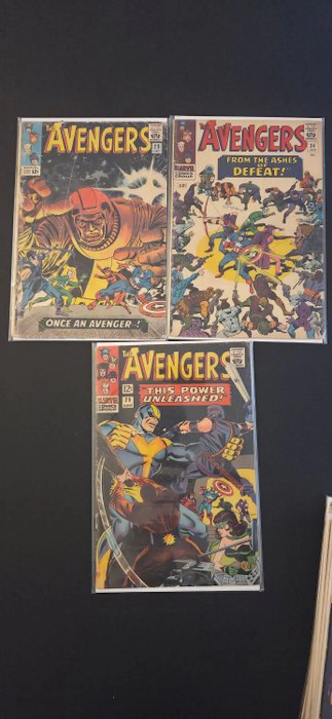 The Avengers 23 24 29 - 3 Comic - 1965/1966