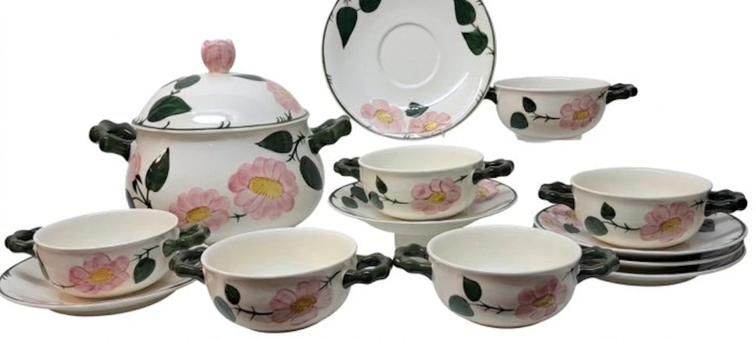 Villeroy & Boch - Dinner set for 6 (14) - Wild-Rose...