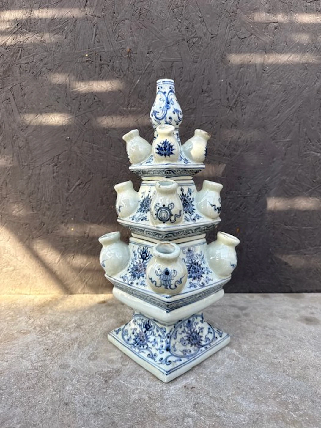 Vase - Porcelain - China - Tulip vase (No reserve price)