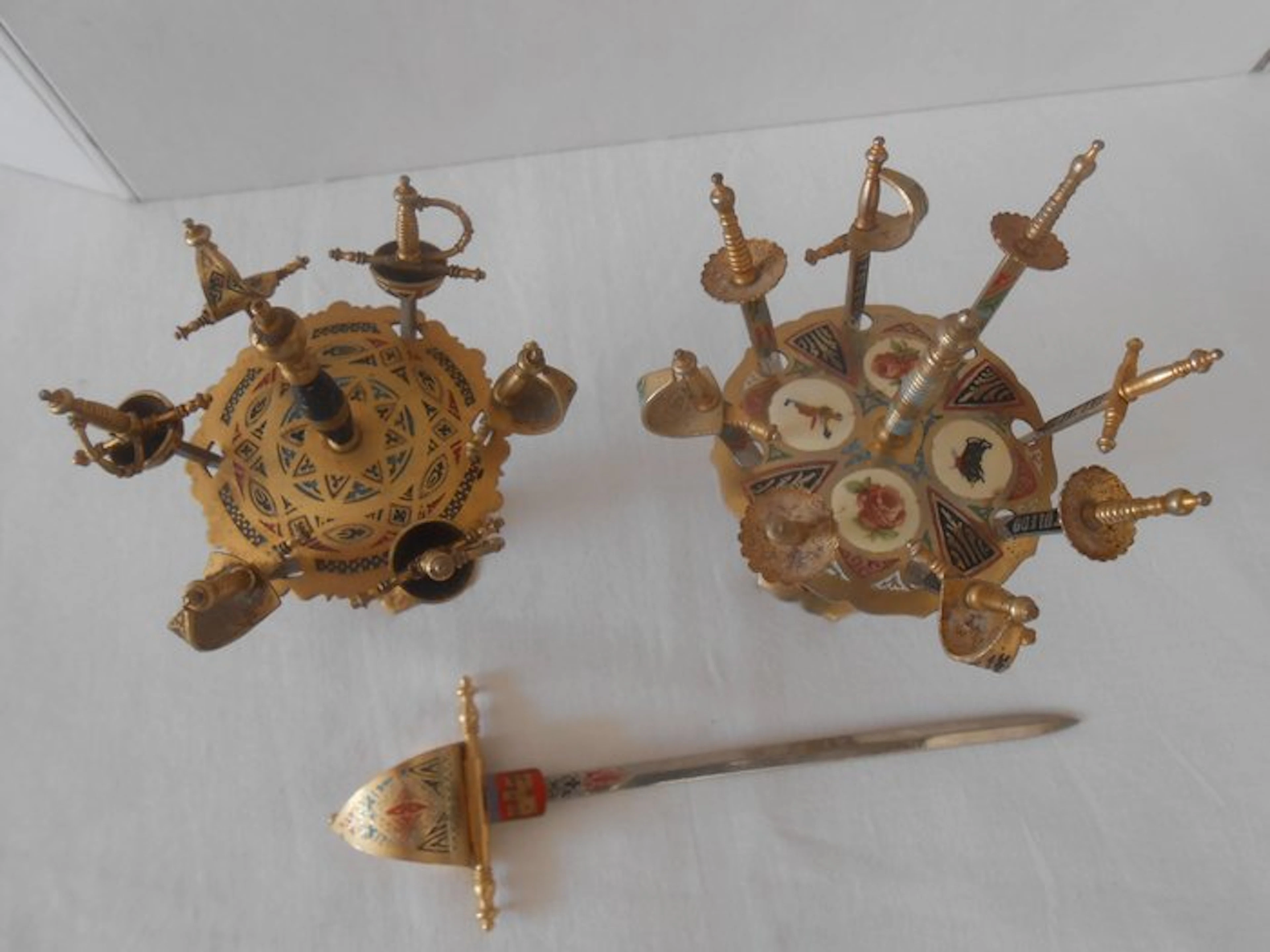 Serving utensil (15) - Steel, Brass - 1950-1960 - Snacks for aperitif