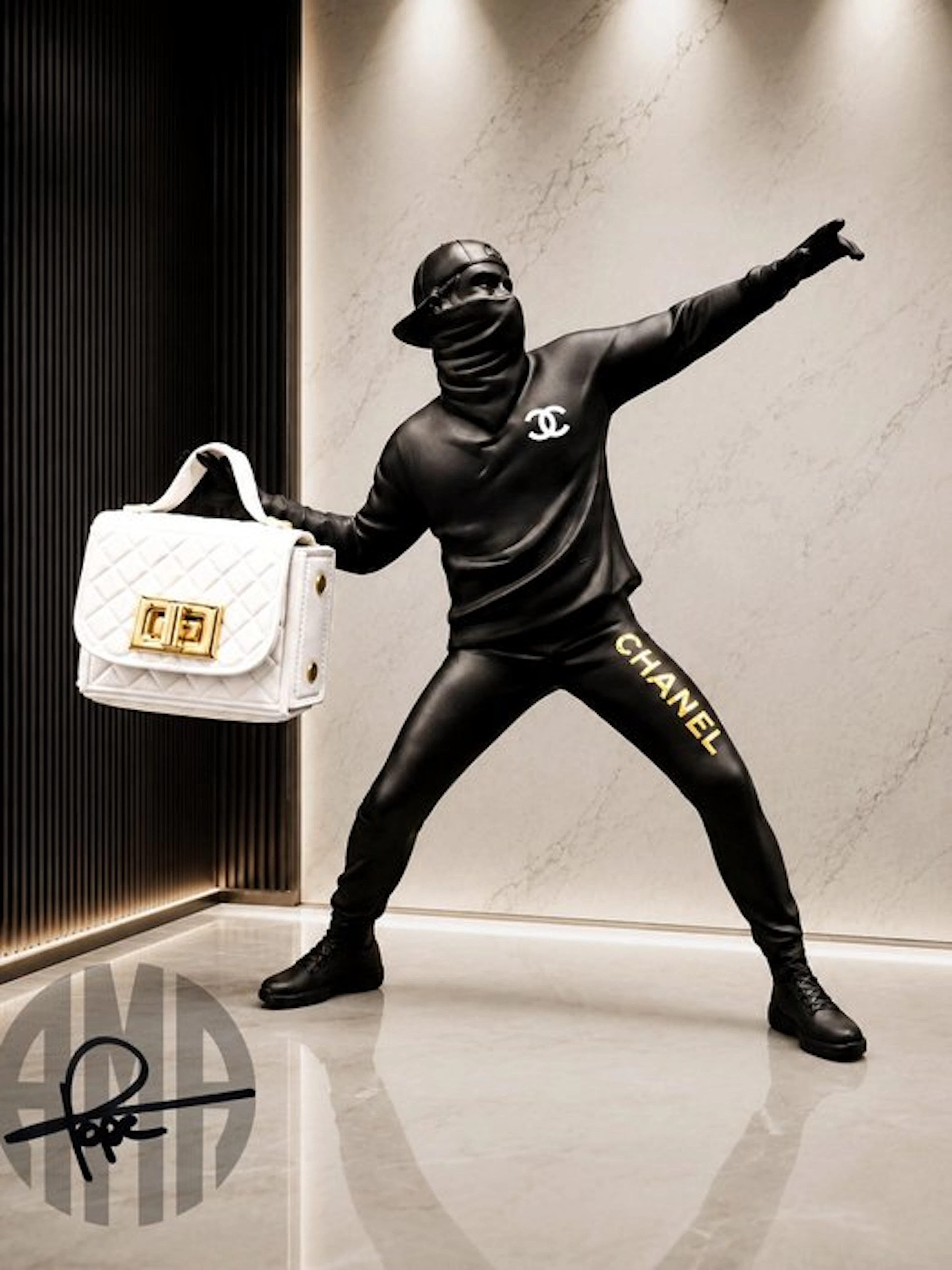 AMA • Pope (1985) - Chanel Riot - CHANEL & BANKSY