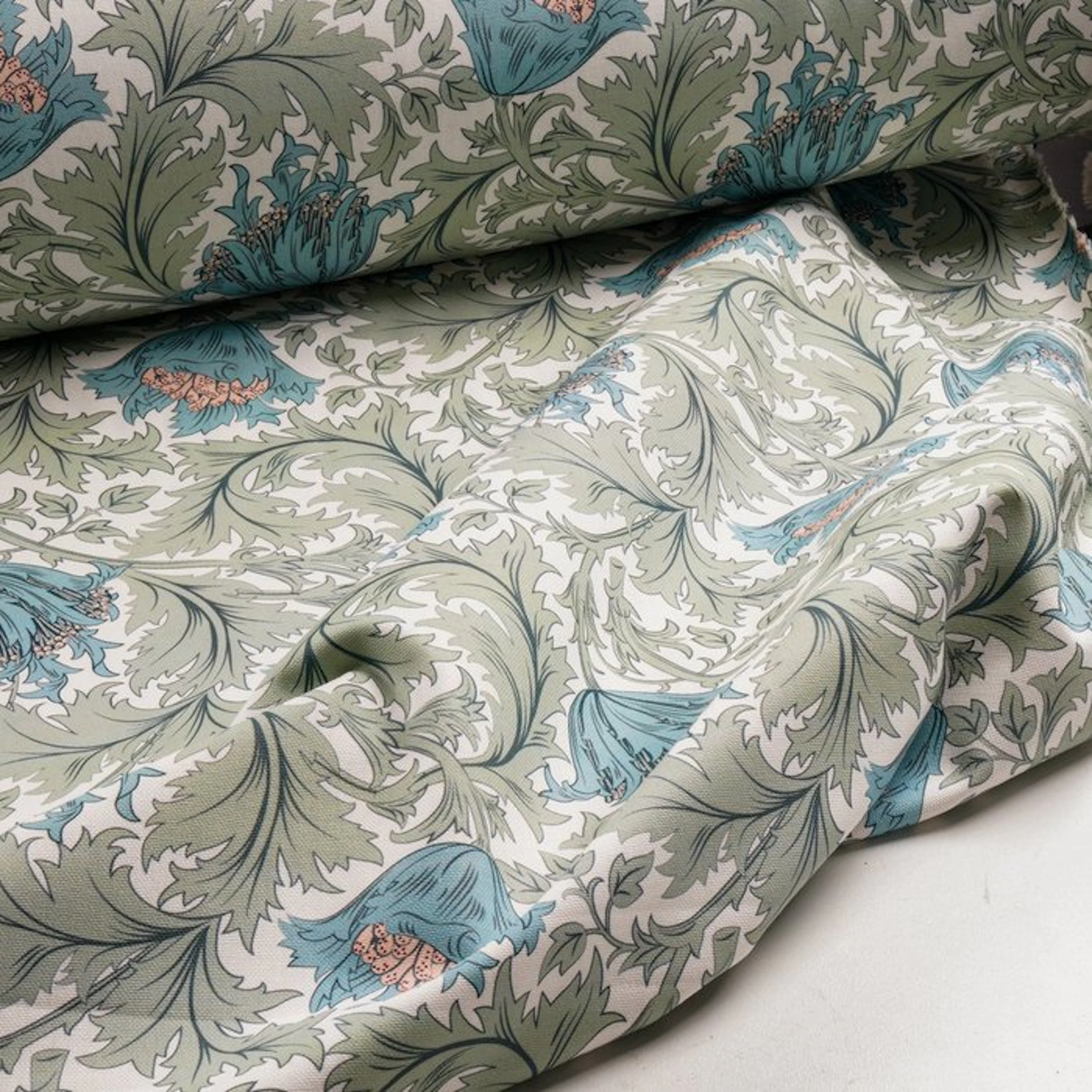 GCFabrics – Cotton Upholstery Fabric with Acanthus...