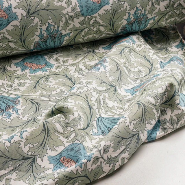 GCFabrics – Cotton Upholstery Fabric with Acanthus...