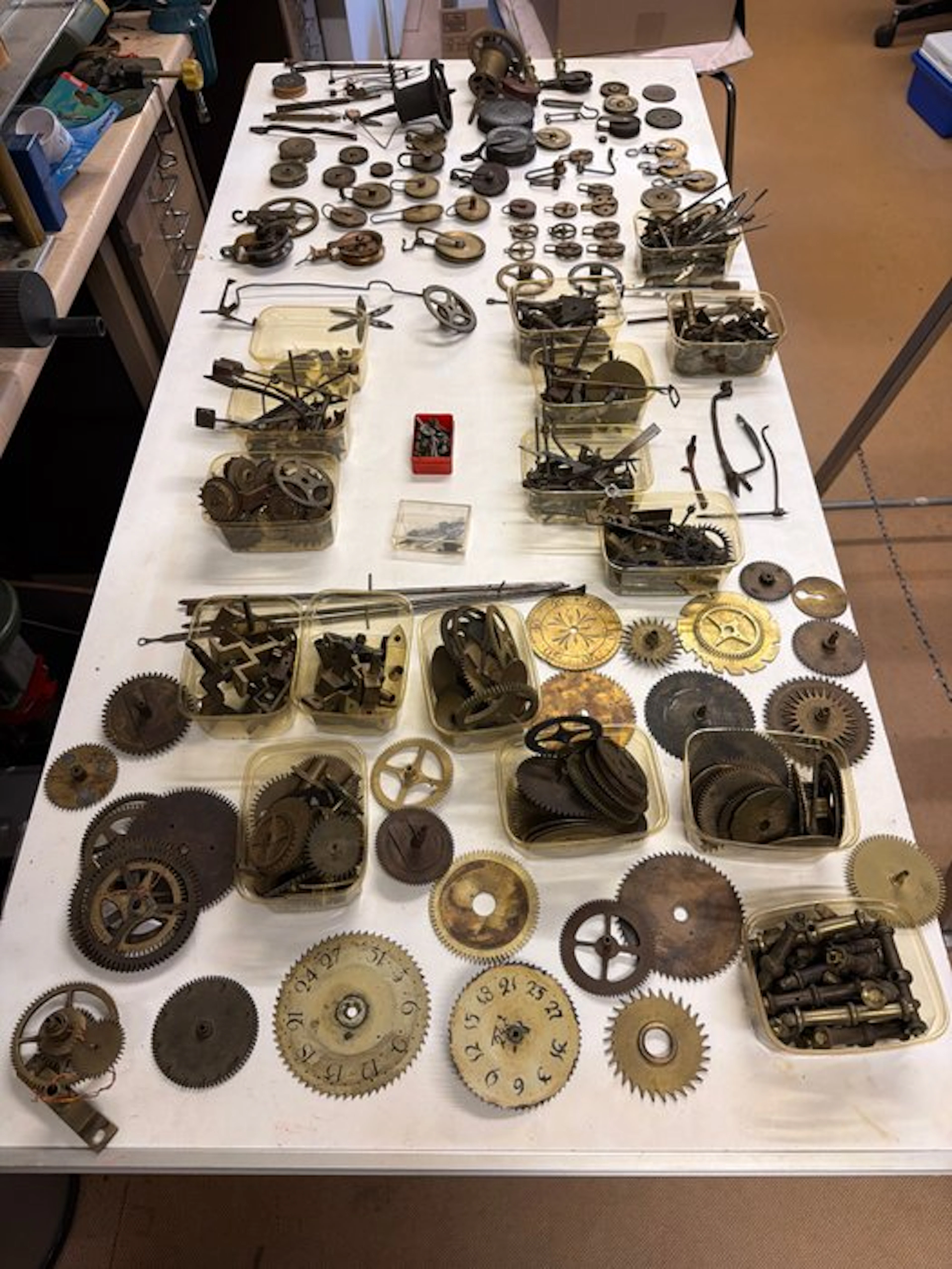 Clock movement (300) - Brass - 1850-1900