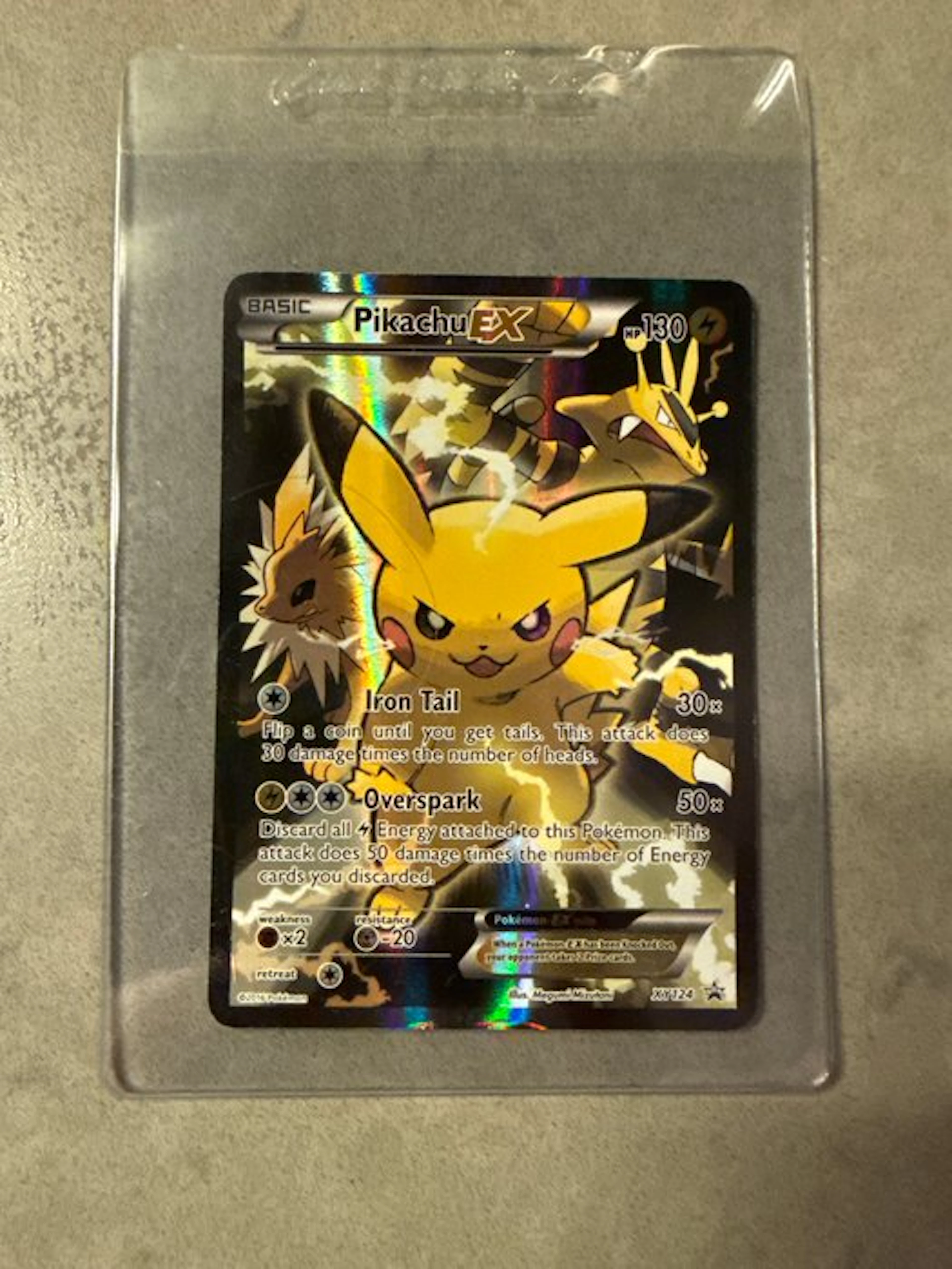 Pokémon - 1 Card - Pikachu XY124 Foil, Full art - XY