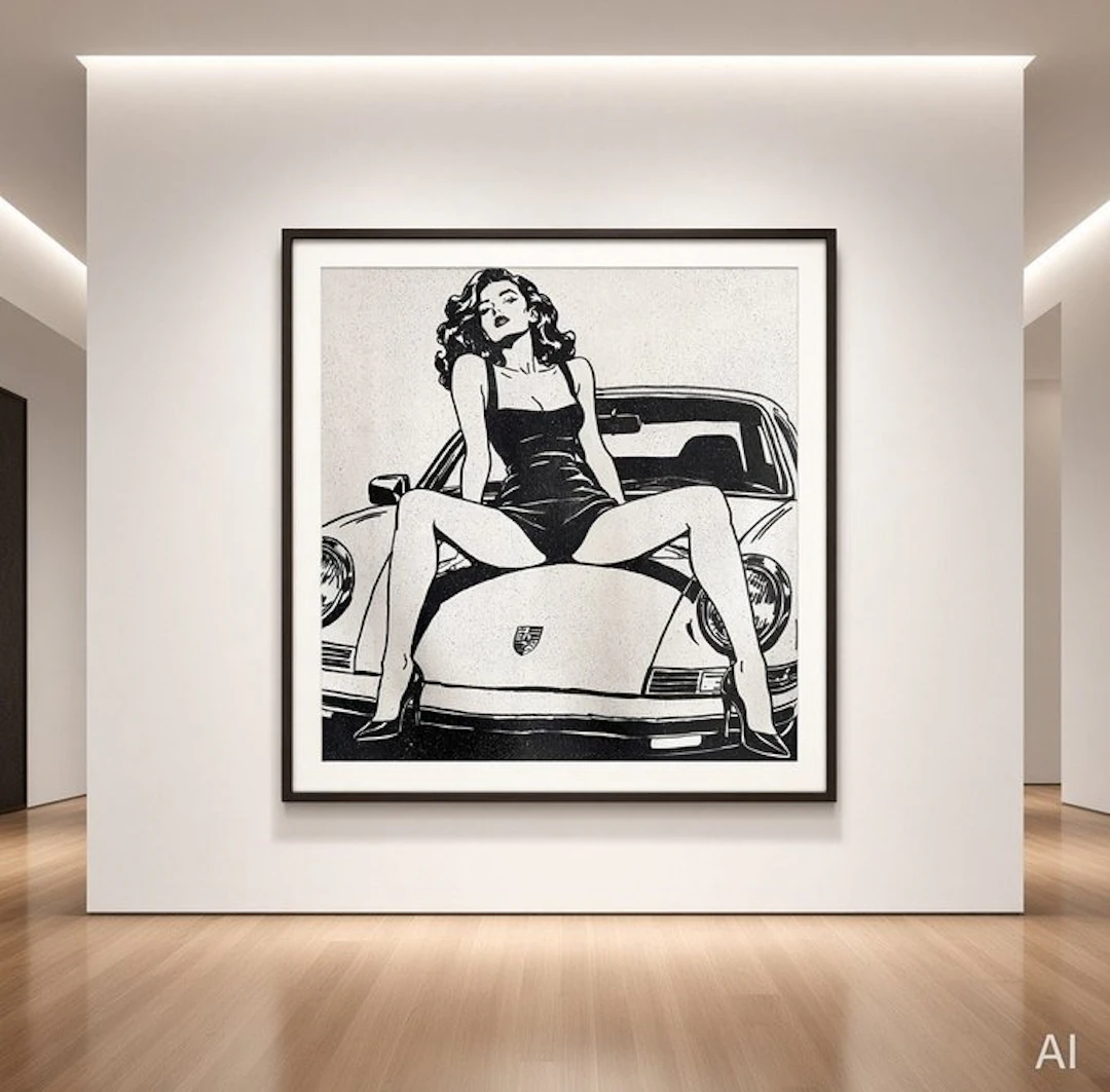 Timo Wedell - Porsche Nudes - XL - Timo‘s Lichtenstein