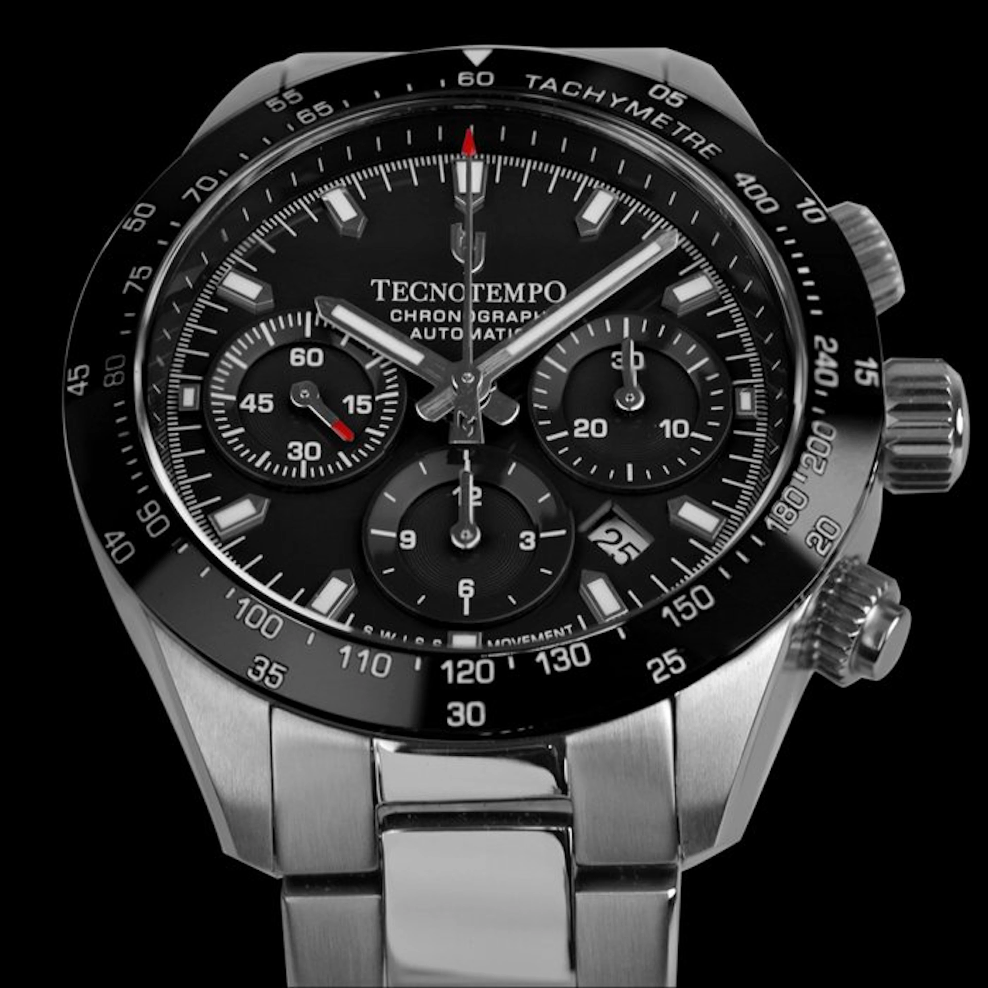 Tecnotempo - Chronograph "Chrono Orbs" - Automatic Swiss...
