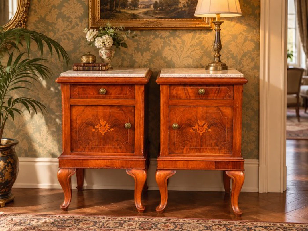 Nightstand (2) - Wood