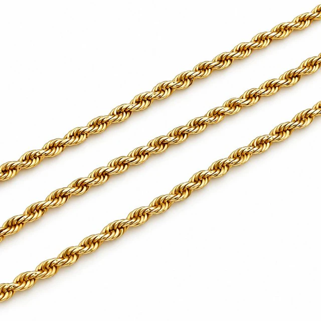 No reserve price - Necklace - 18 kt. Yellow gold - Made in Italy - Handmade