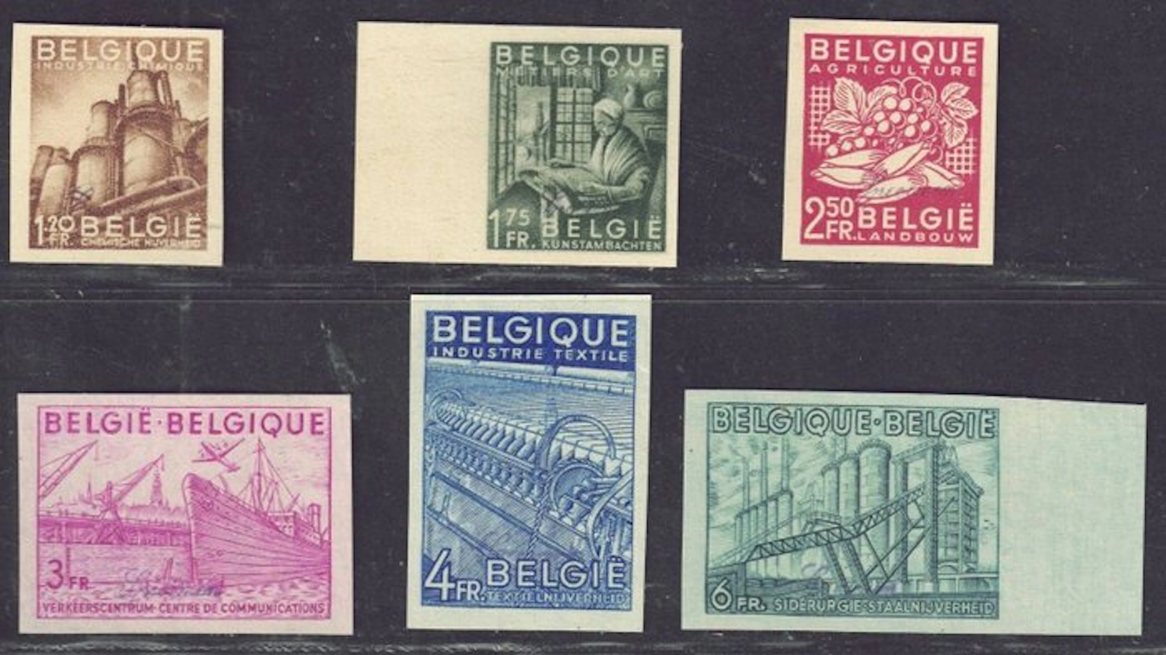 Belgium 1948 - Supplementary values