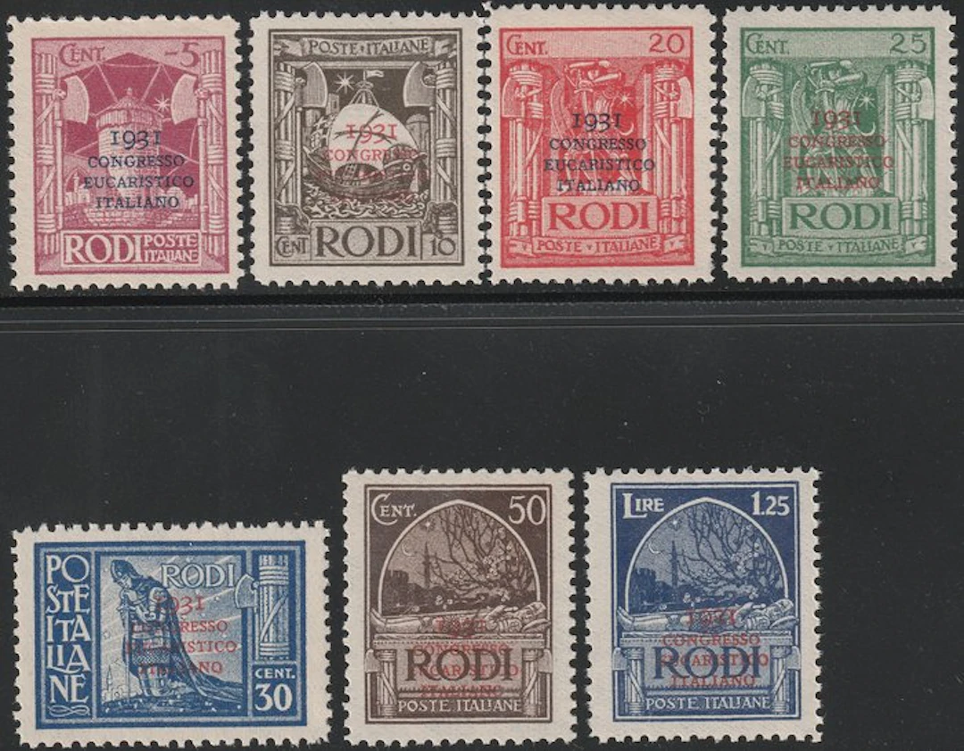 Italian Aegean Islands - general issues 1931...