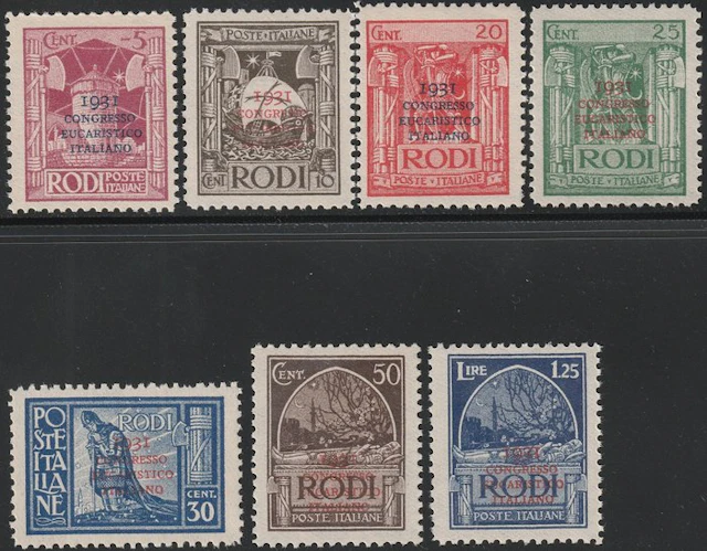 Italian Aegean Islands - general issues 1931...