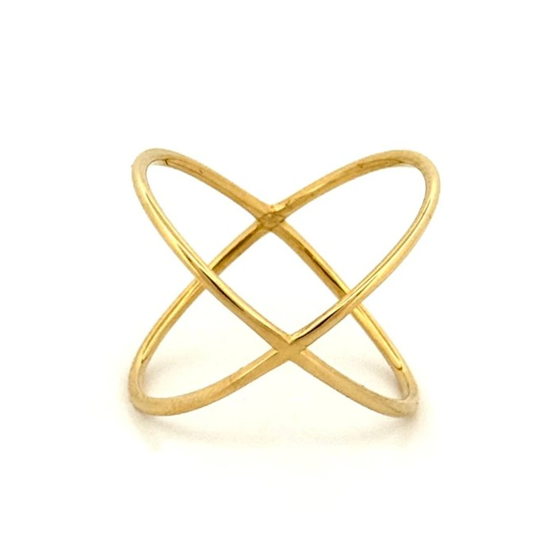 Ring - 18 kt. Yellow gold - Made in Italy
