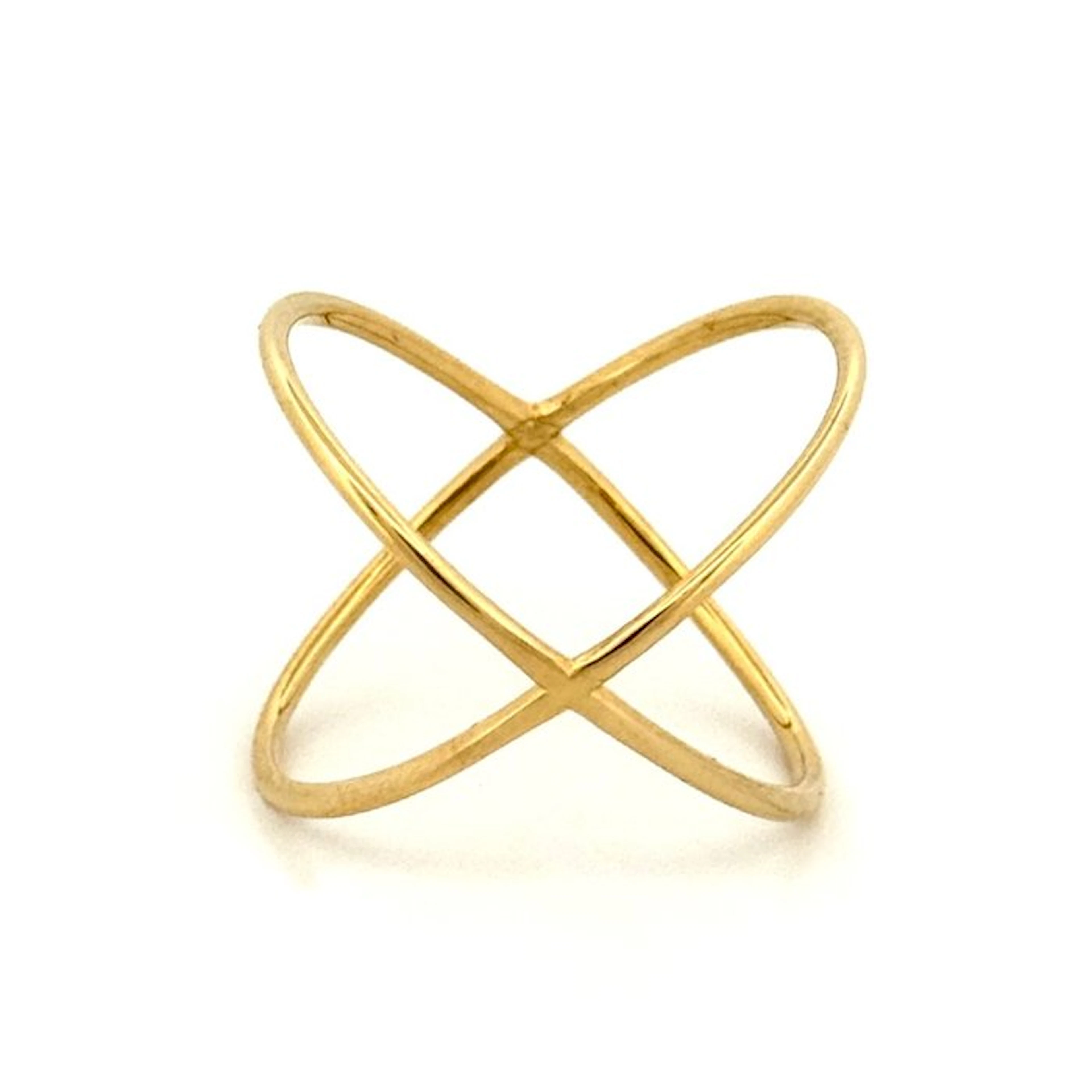 Ring - 18 kt. Yellow gold - Made in Italy