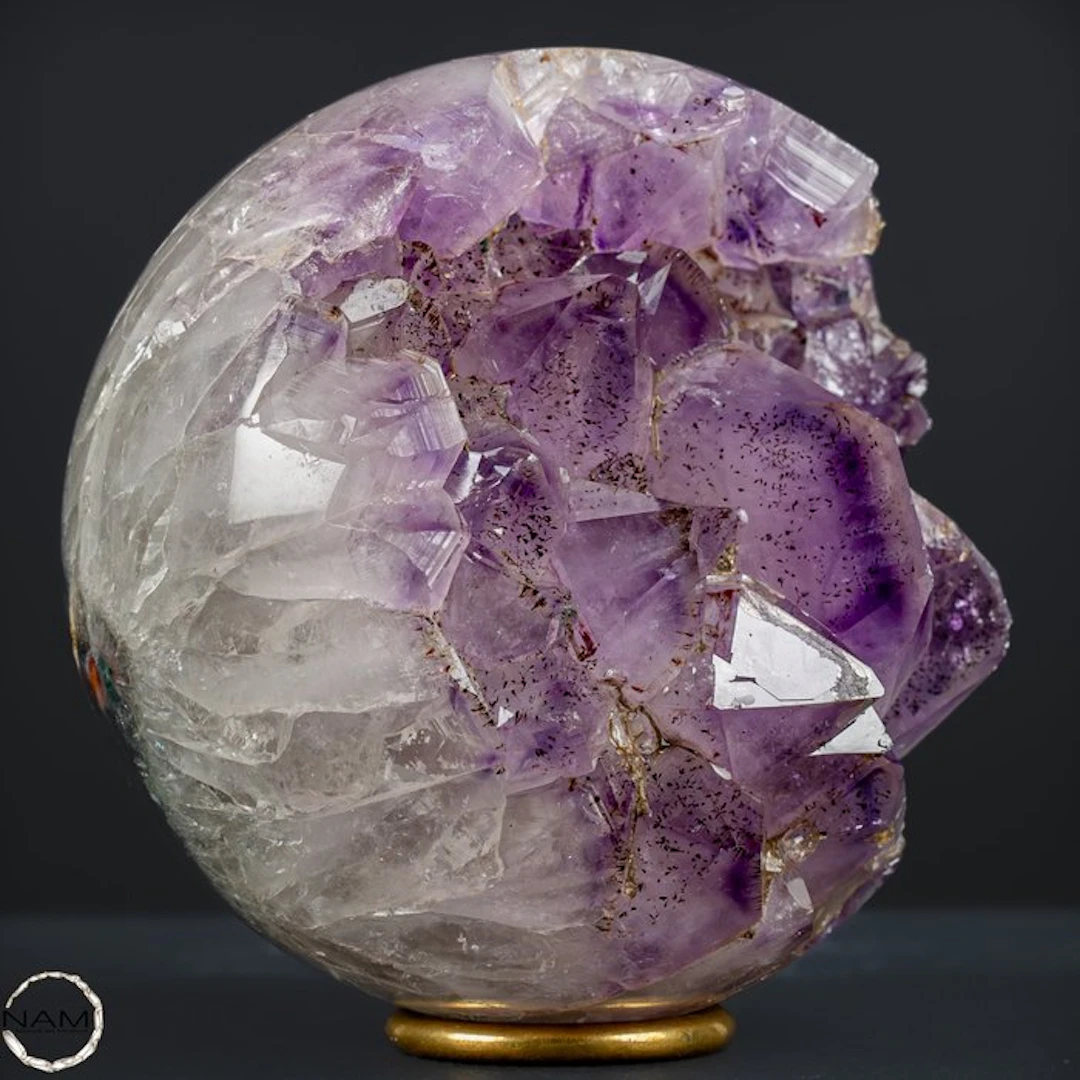 Natural Amethyst Kugel - of the highest quality, Bolivia- 1858.18 g