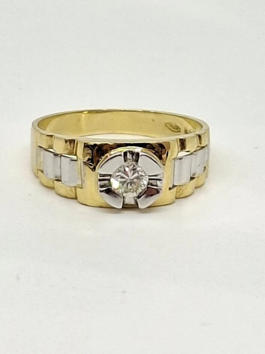 Ring - 18 kt. Yellow gold Diamond (Natural)