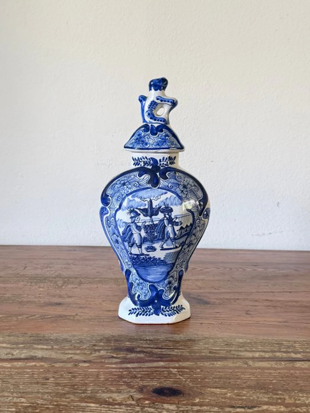 Vase - Earthenware - Lidded vase