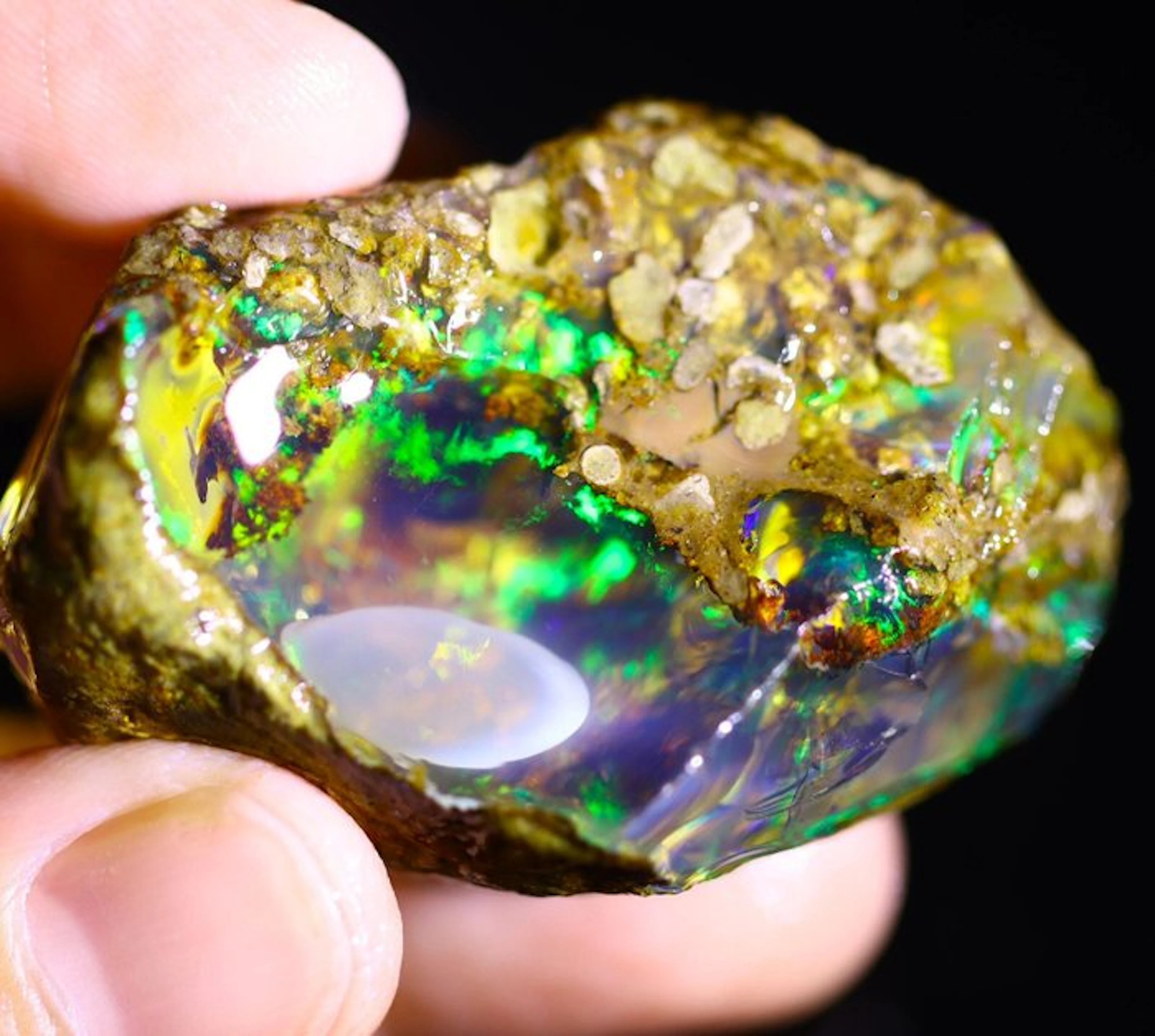 191.4 cts - "Huge" Wonderful Natural Crystal Opal - Rough...