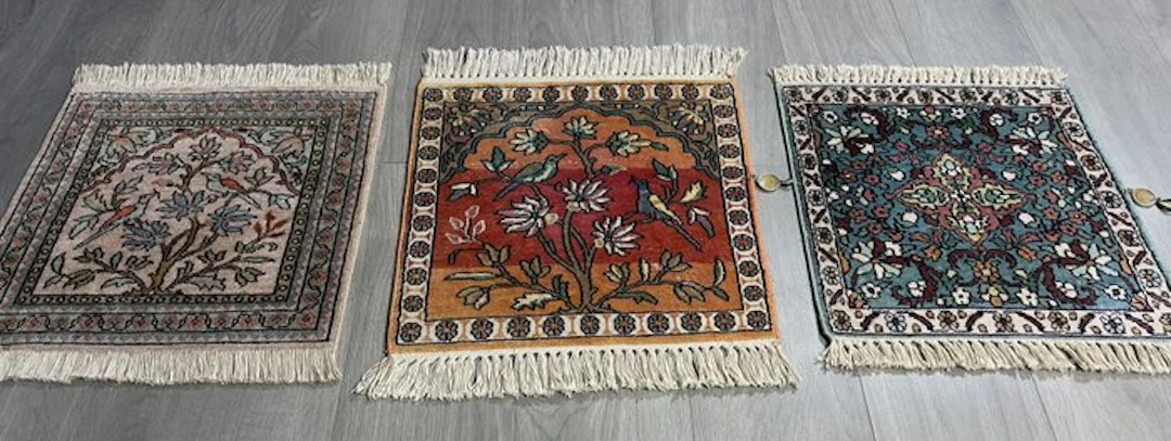 Cashmere Silk - Rug - 48 cm - 46 cm - Set of 3