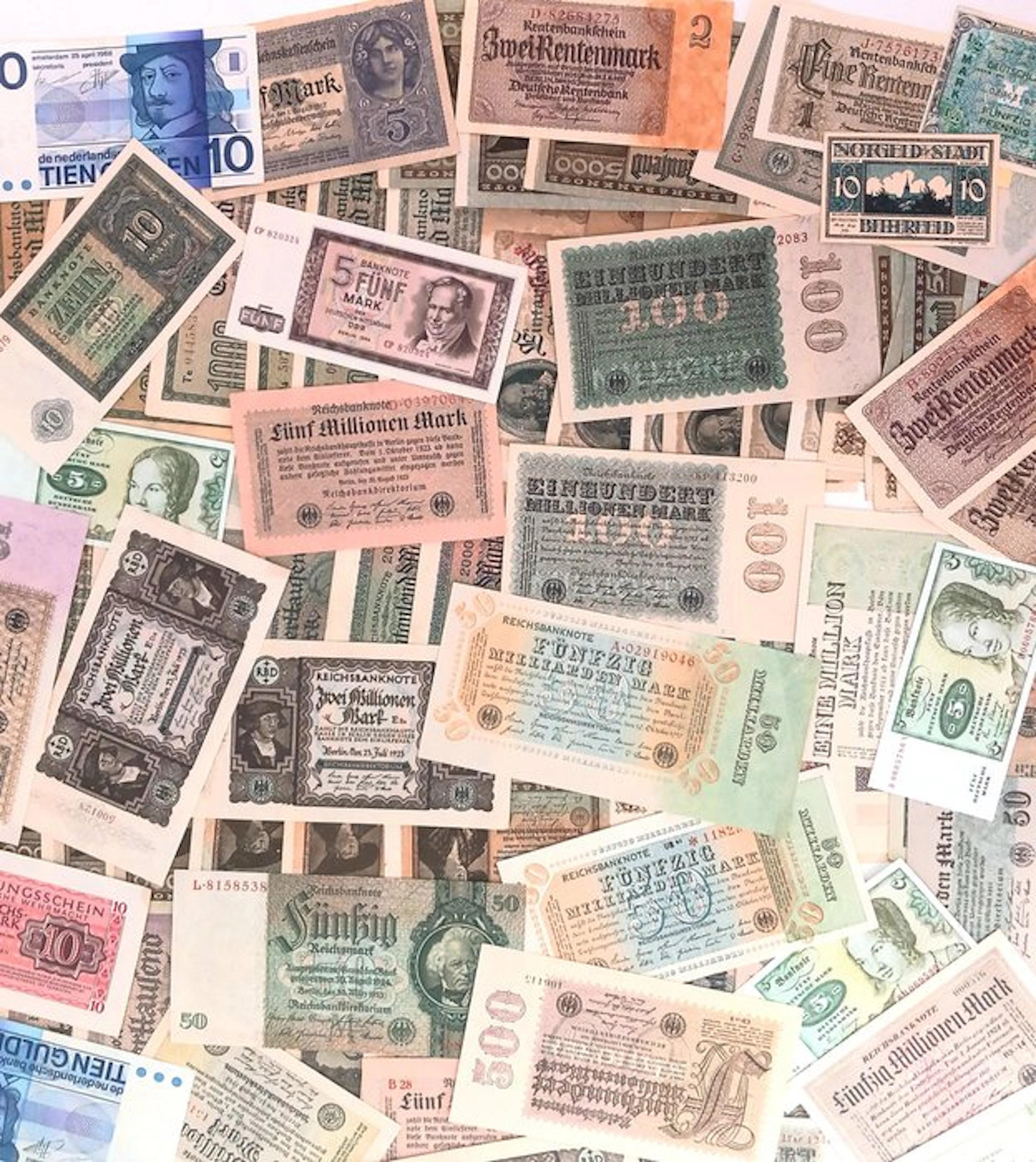 Germany. - 97 Banknoten - various dates (No reserve price)