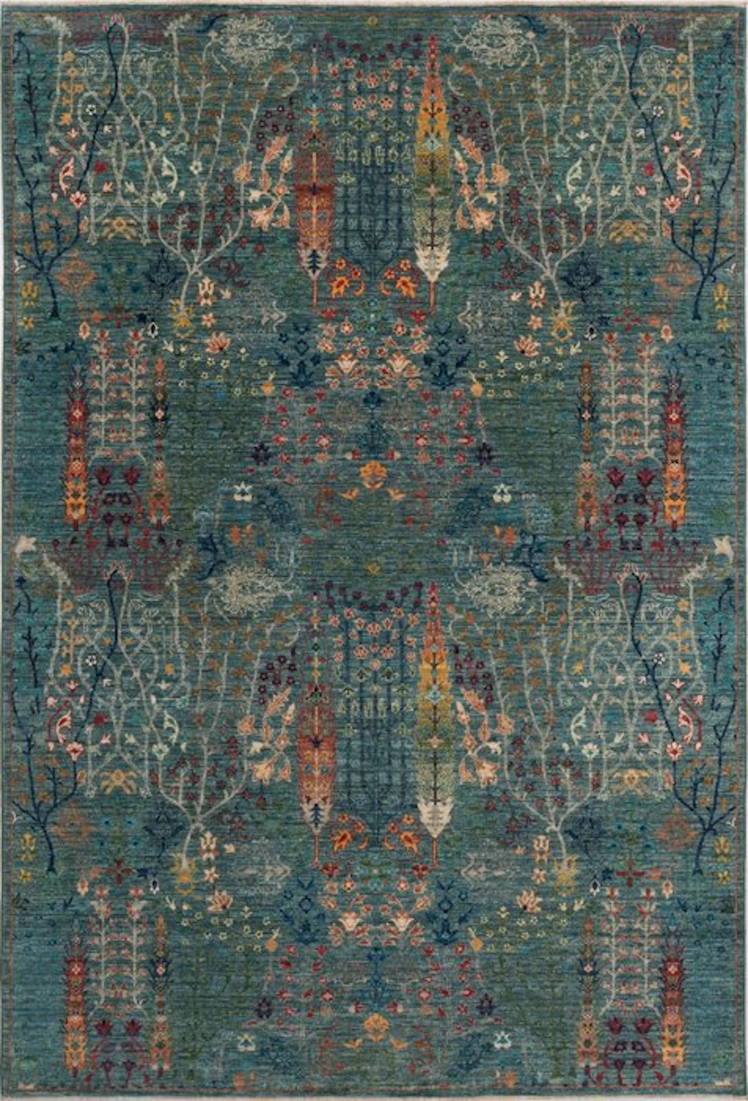 Hand-knotted designer rug – Very fine – Tree of Life...