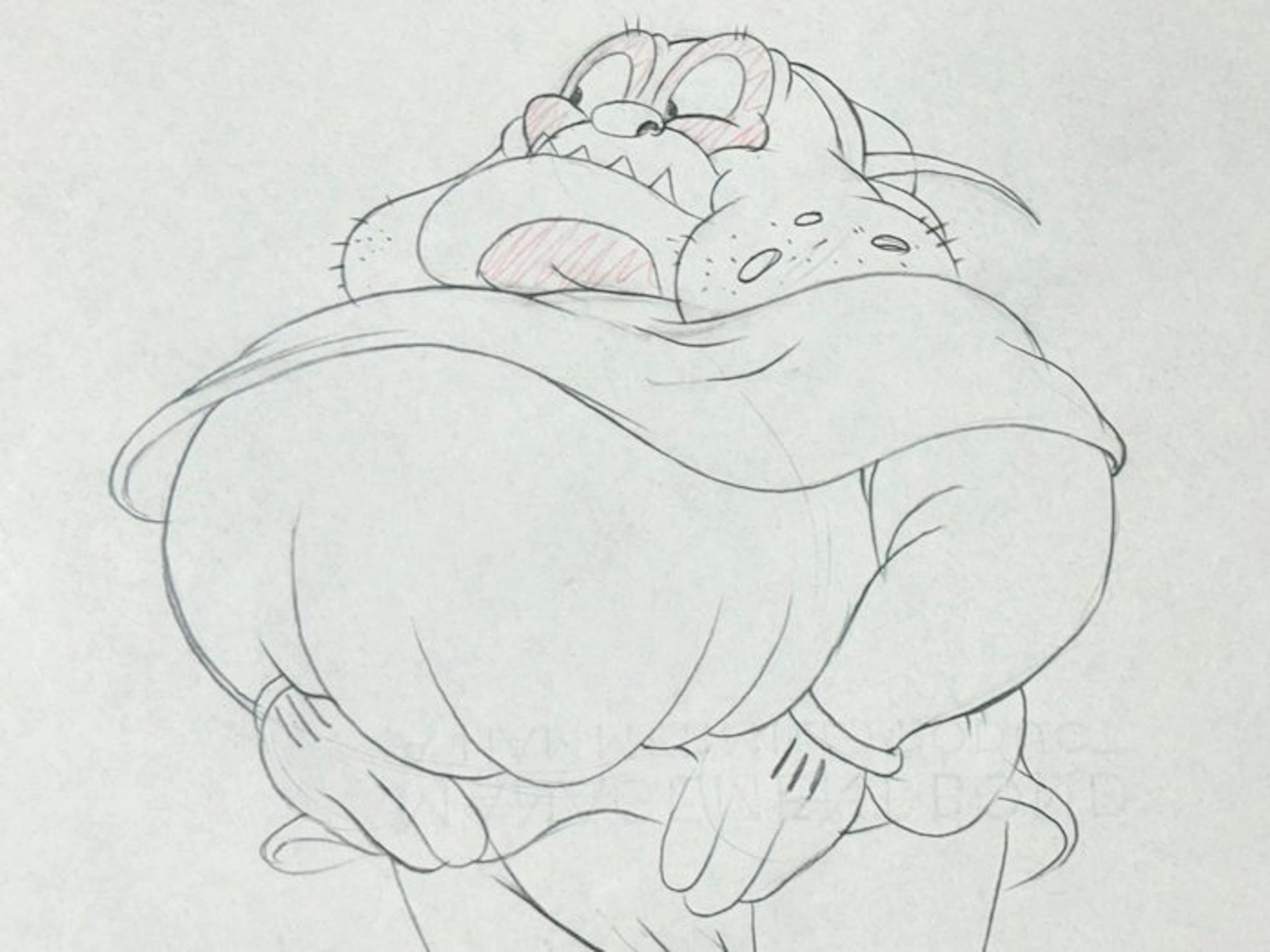 Walt Disney – Dirty Bill Animation Drawing - The Robber Kitten (1935)