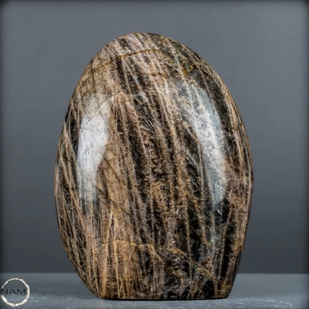 Majestic Moonstone Freeform – Expressive natural art with...
