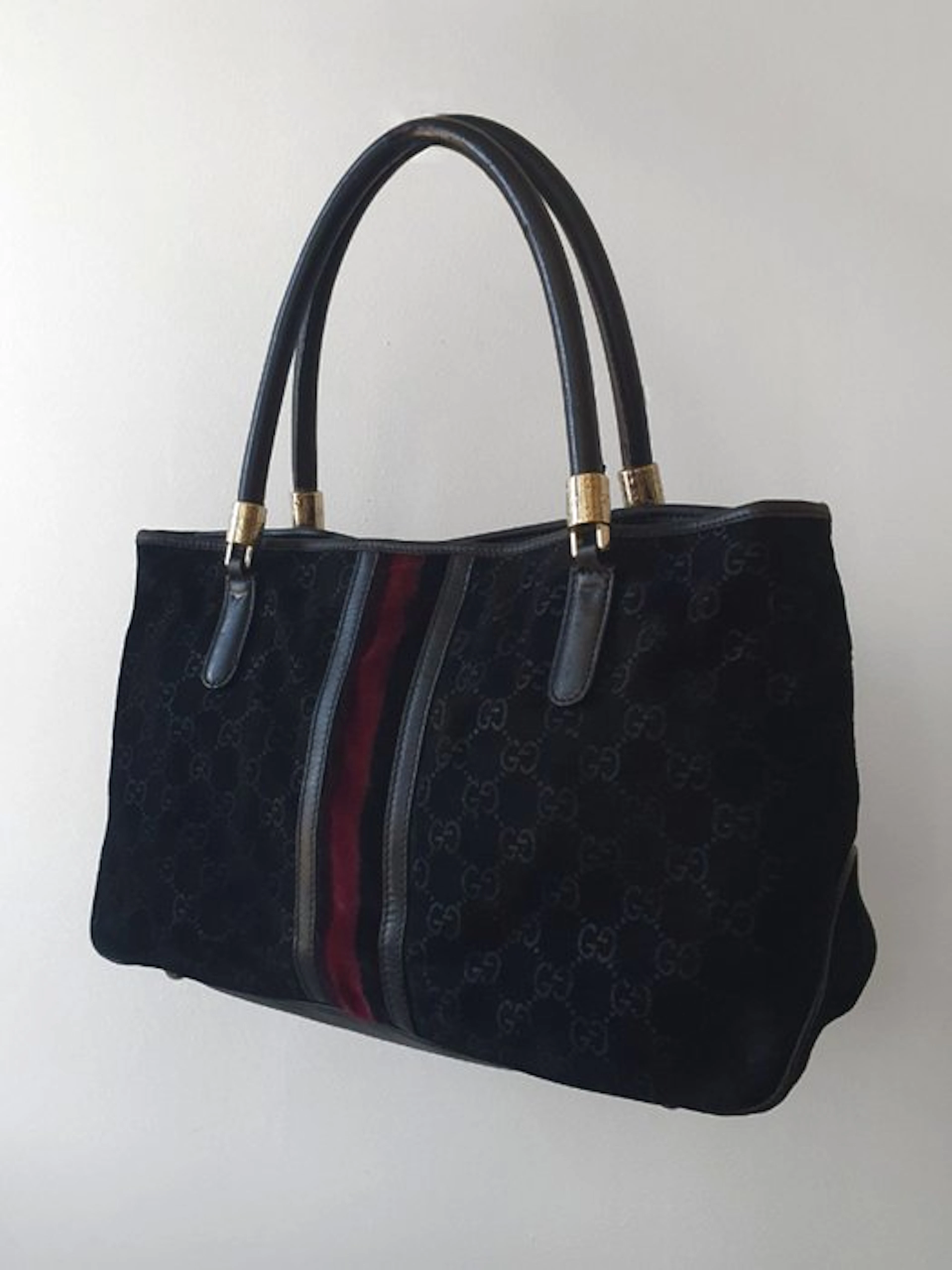Gucci - Suede Velvet Sherry line tote bag - Shoulder bag