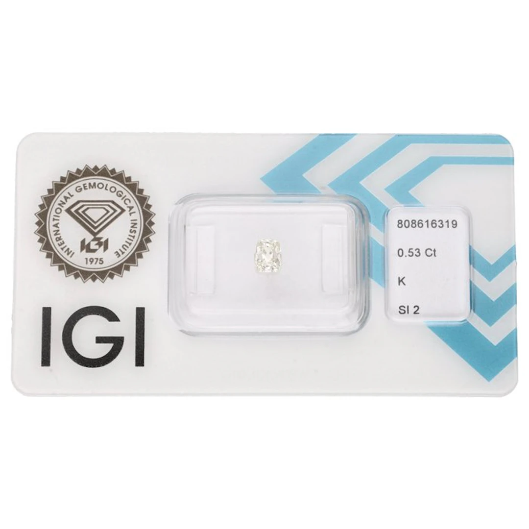 No reserve price - 1 pcs Diamond (Natural) - 0.53 ct...