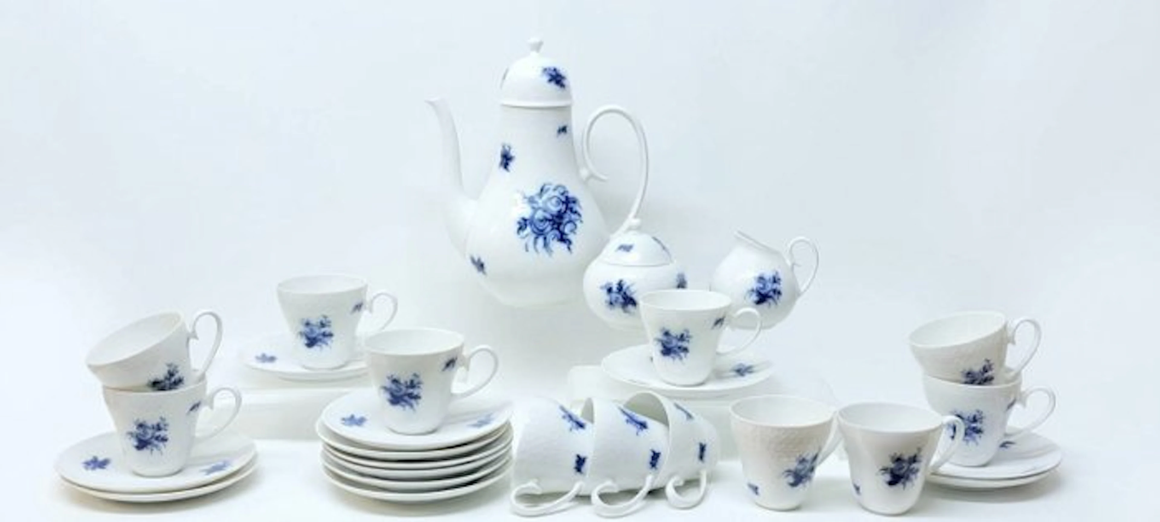 Rosenthal - Bjorn Wiinblad - Coffee set for 12 (27) - Romance in Blau