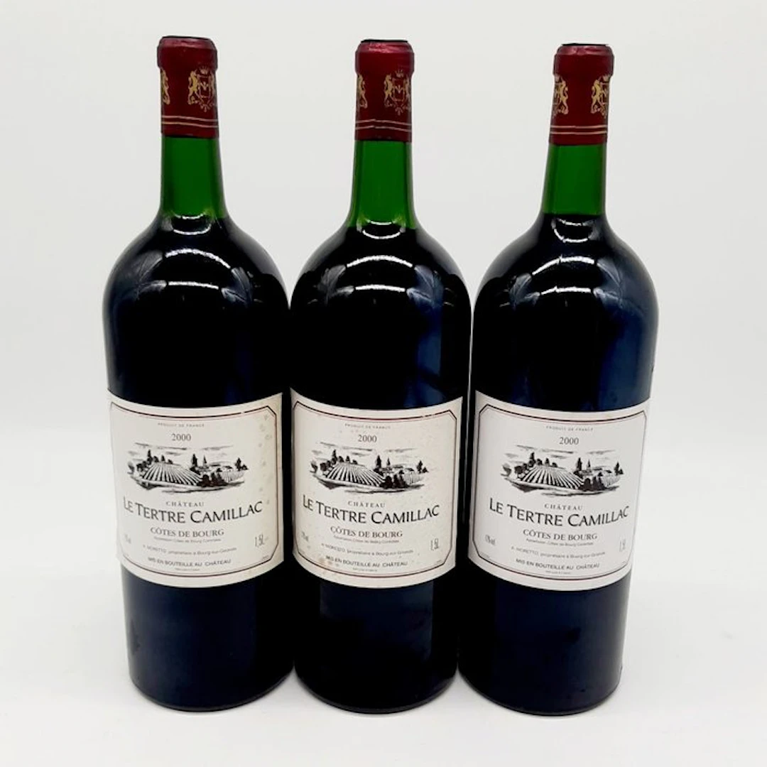 2000 Château Le Tertre Camillac - Côtes de Bourg - 3 Magnums (1.5L)