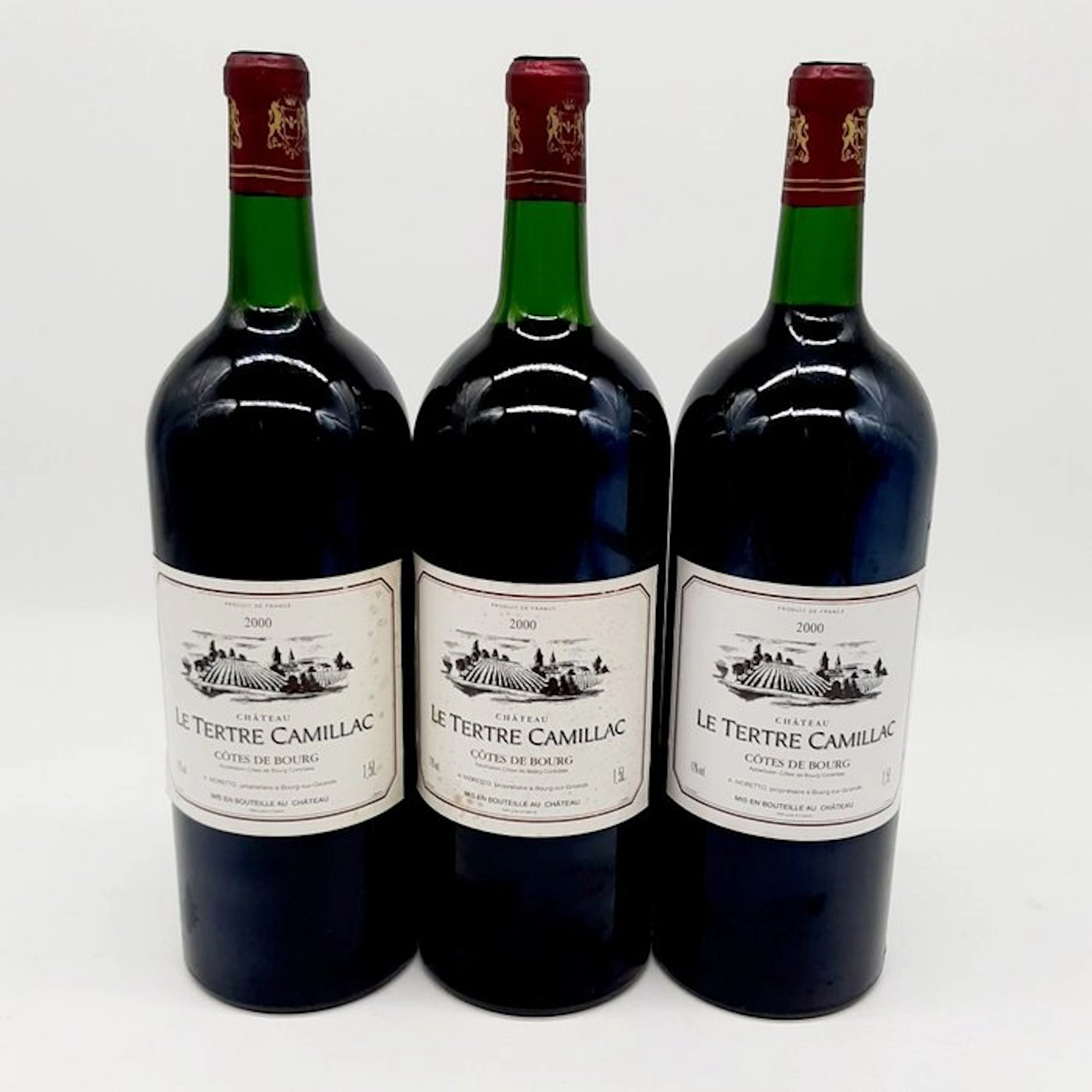 2000 Château Le Tertre Camillac - Côtes de Bourg - 3 Magnums (1.5L)
