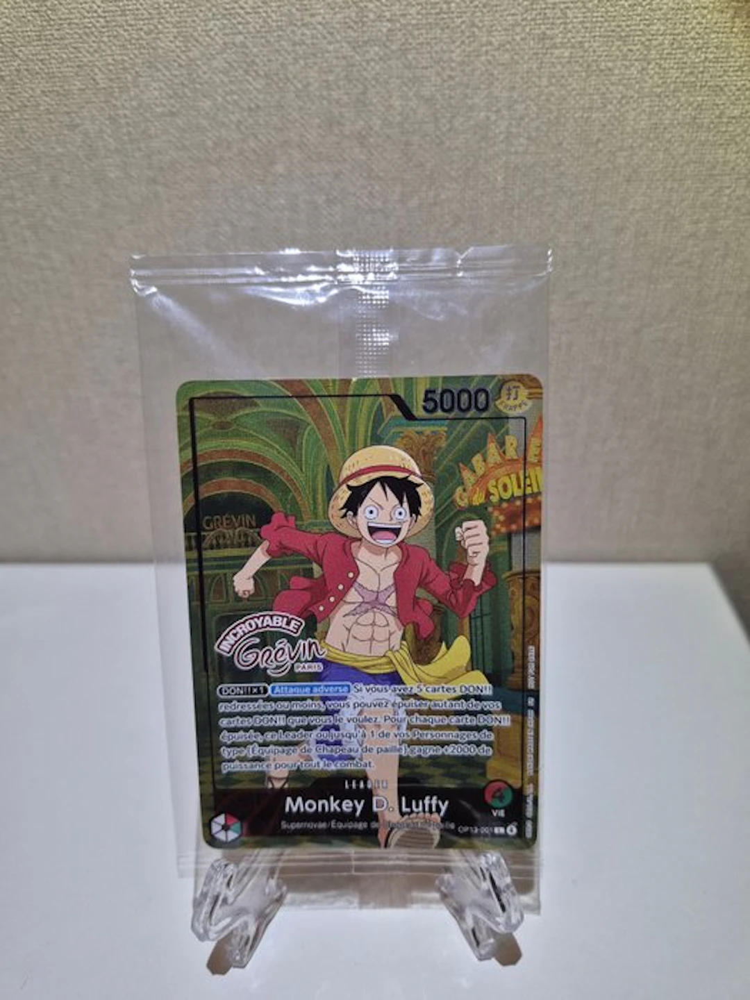 Bandai - 1 Card - One Piece - Monkey D. Luffy Sealed Promo card, Foil