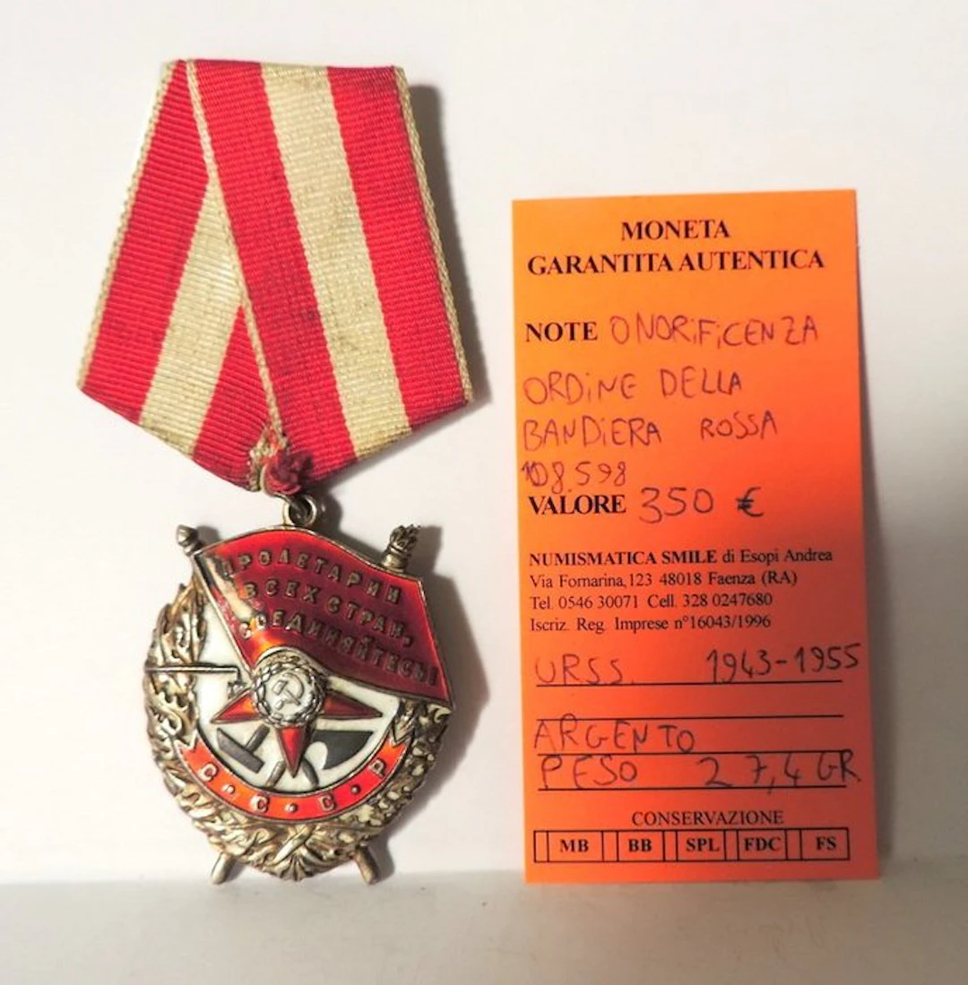 U.S.S.R. - Military medal - Rare Honorary Decoration of...