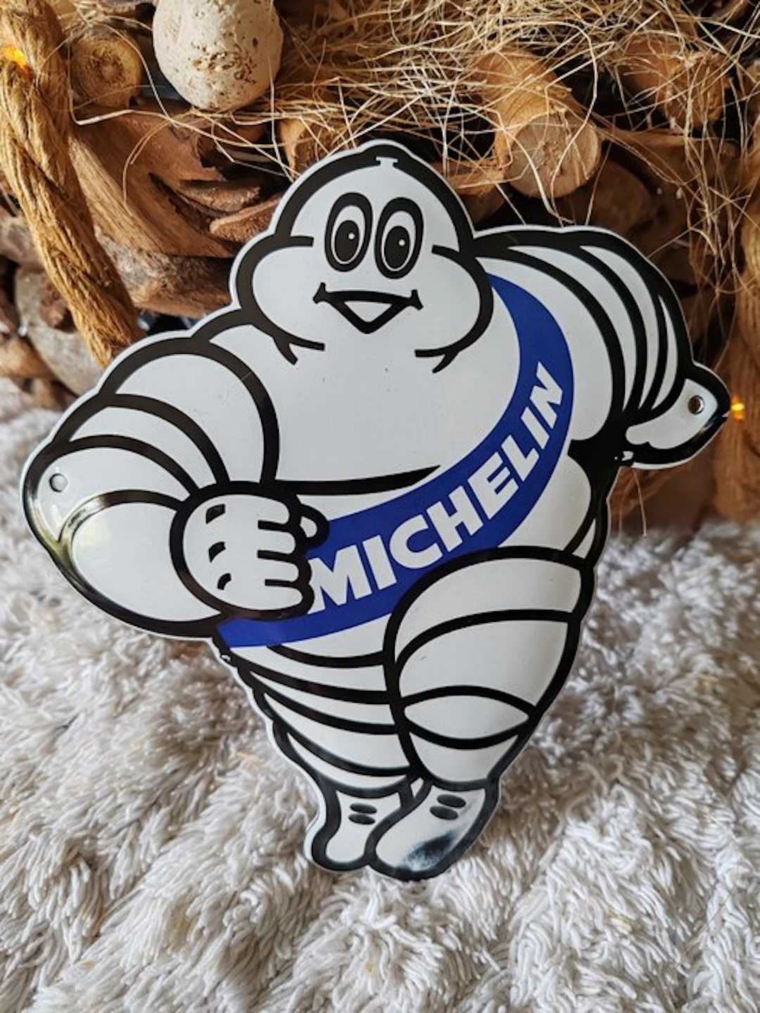 Bibendum (Michelin) - Enamel sign - Enamel, Metal