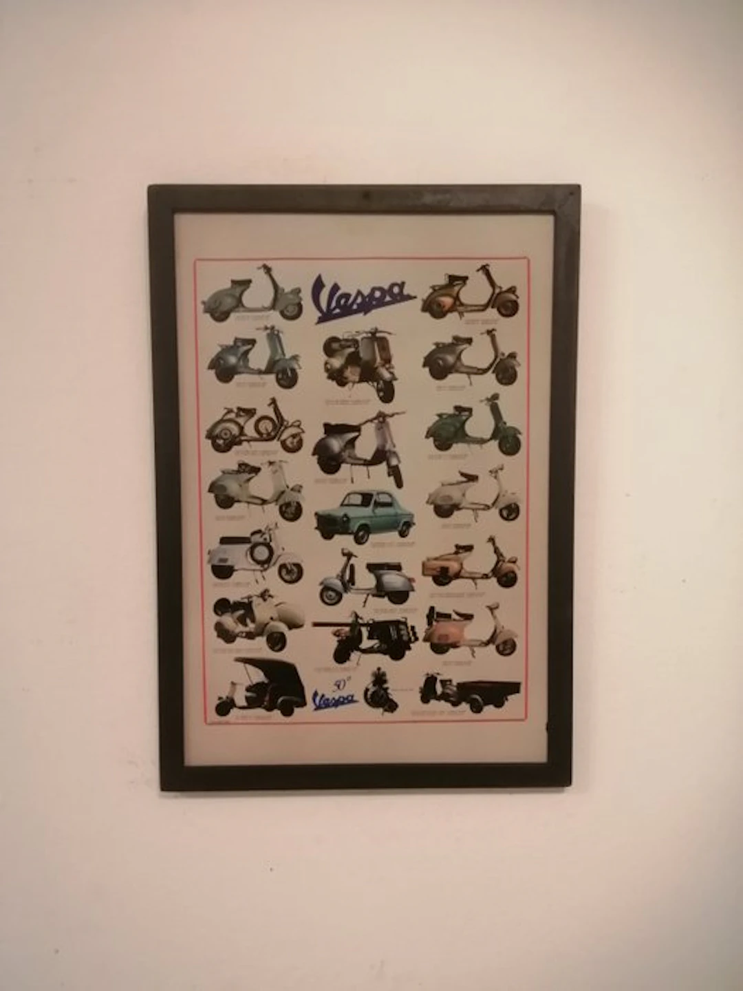 Piaggio - Vespa advertising sign - Advertising sign - 1965 - Metal