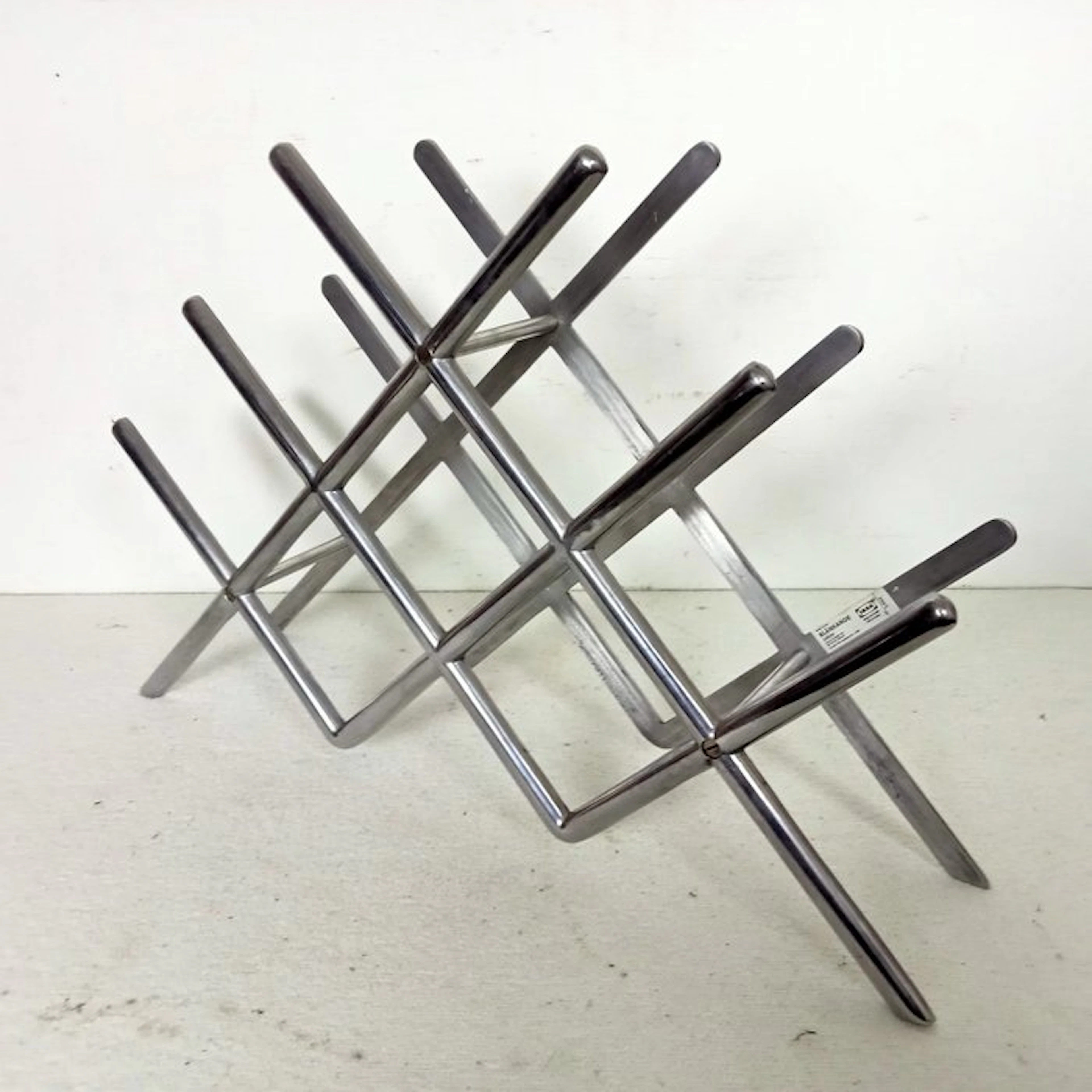 IKEA - Wine rack - Shiny - Cast aluminium - sustainable aluminum