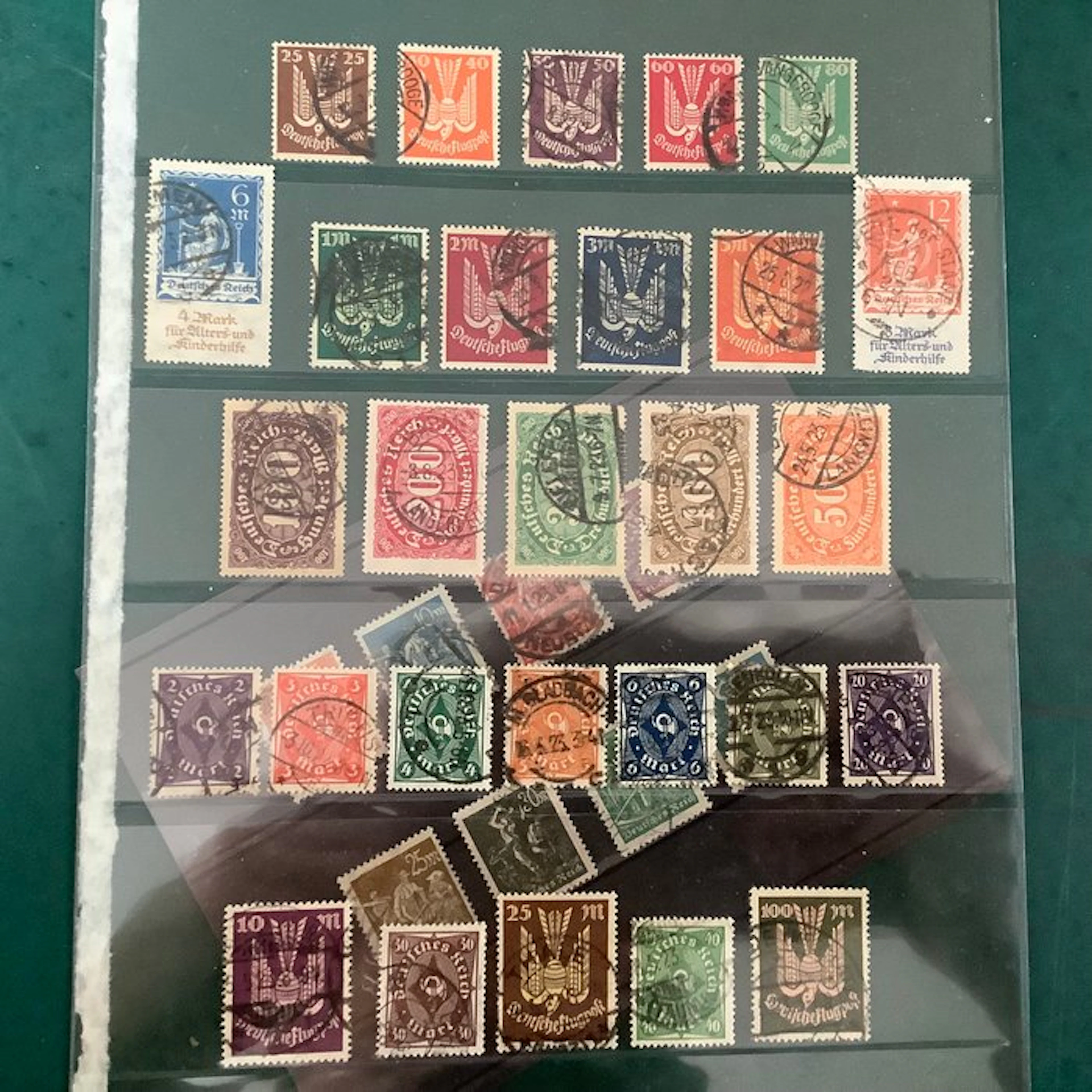German Empire 1922/1923 - 6 consecutive issuances