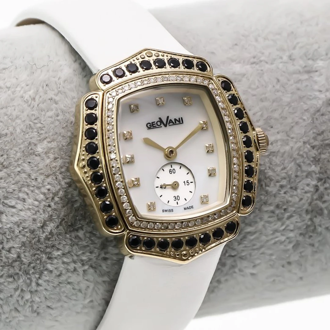 Geovani - Diamond Swiss Watch - GOL593-GL-D-7 - No...