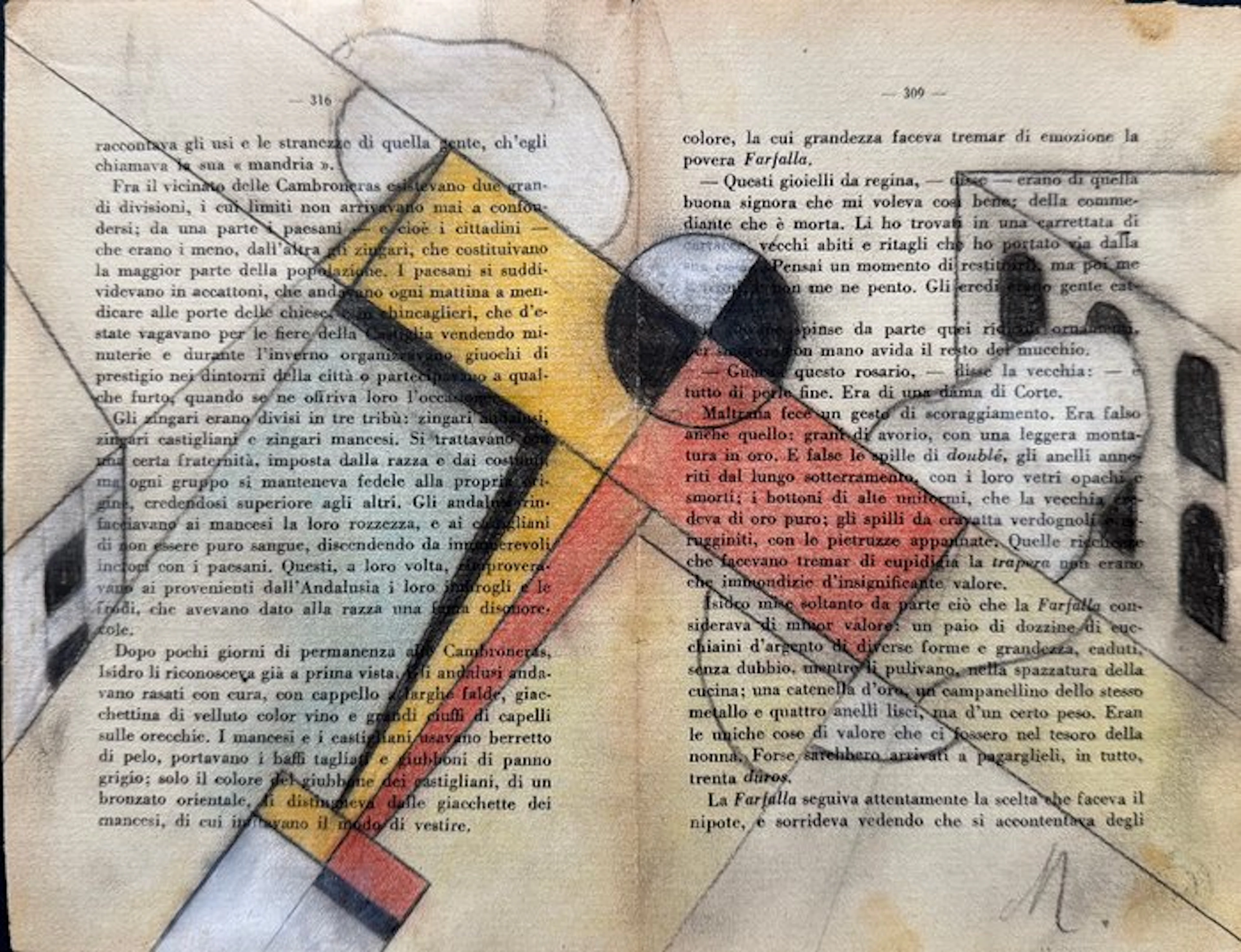 Michele Falanga (1865-1937) - Aeropittura Futurista