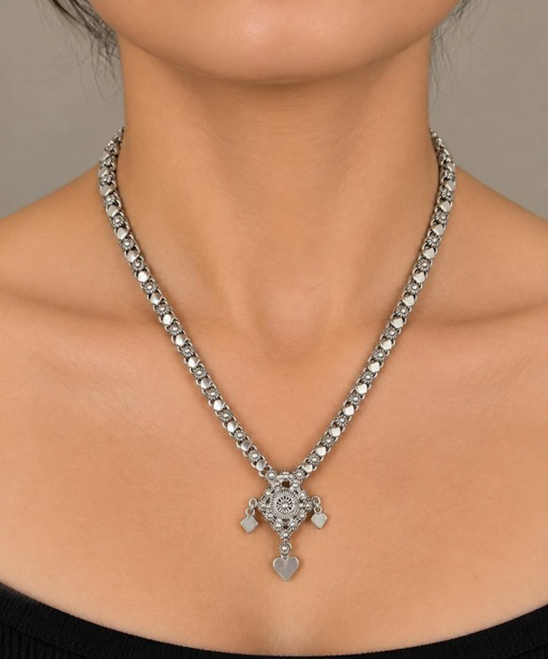 Silver - Chain - Vintage Indian